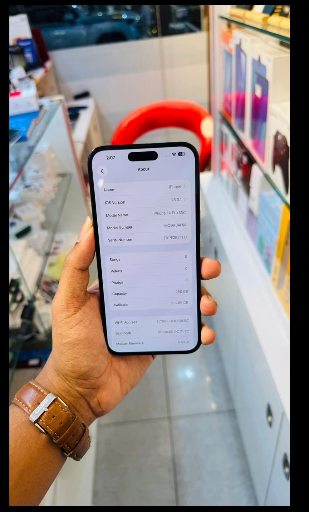 IPHONE 14 PRO MAX 256GB 90% With Box - Image 3