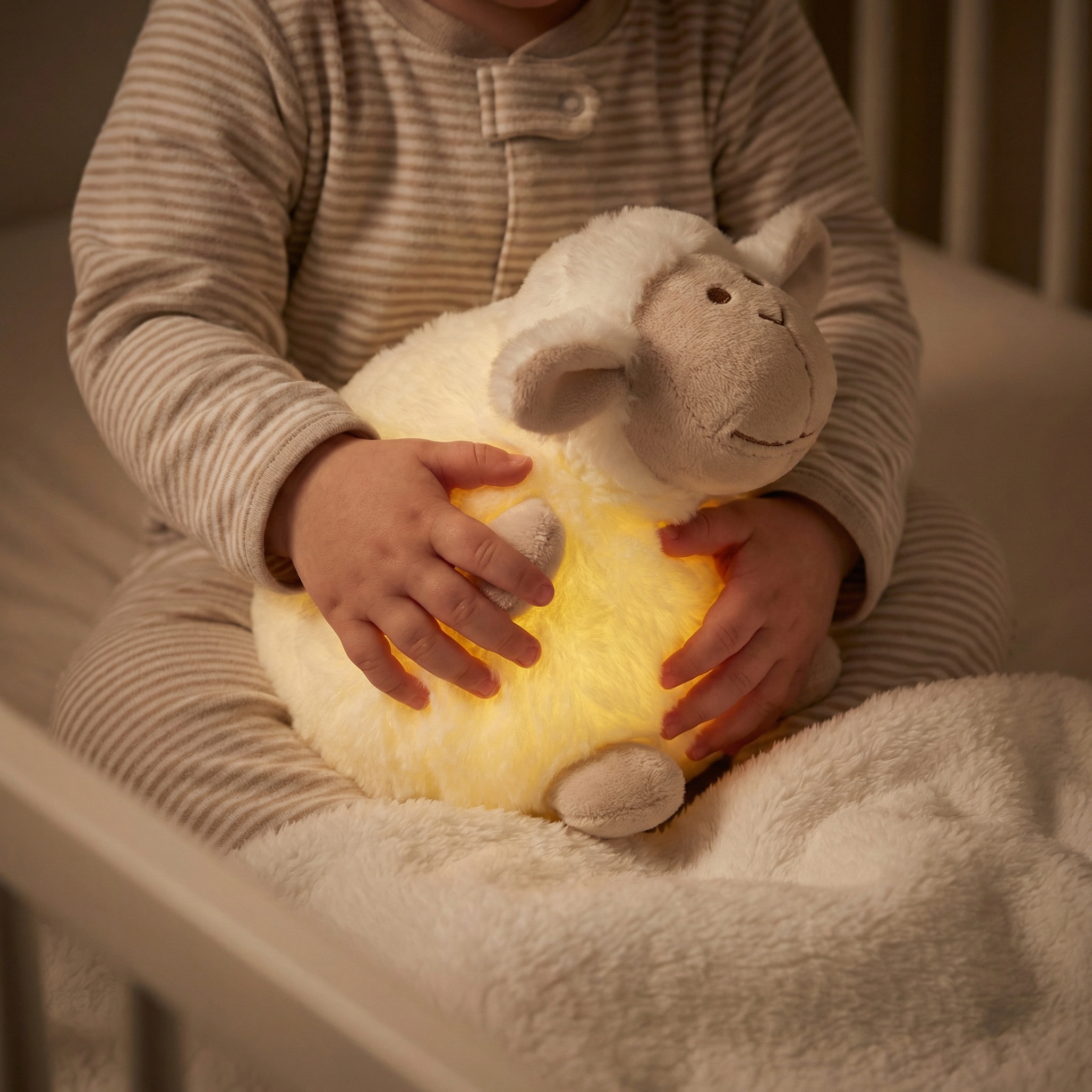 Glowing Sheep Plush Night Light toy with Music  - Image 2