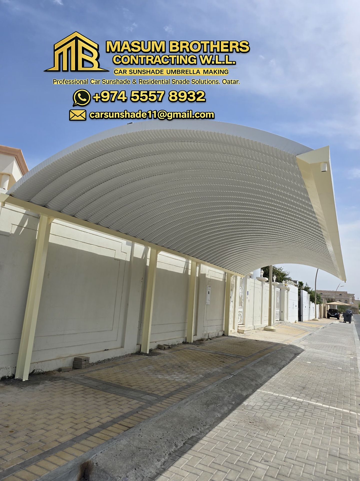 All Types of Car Parking Shade | Tubela - Maintenance Services