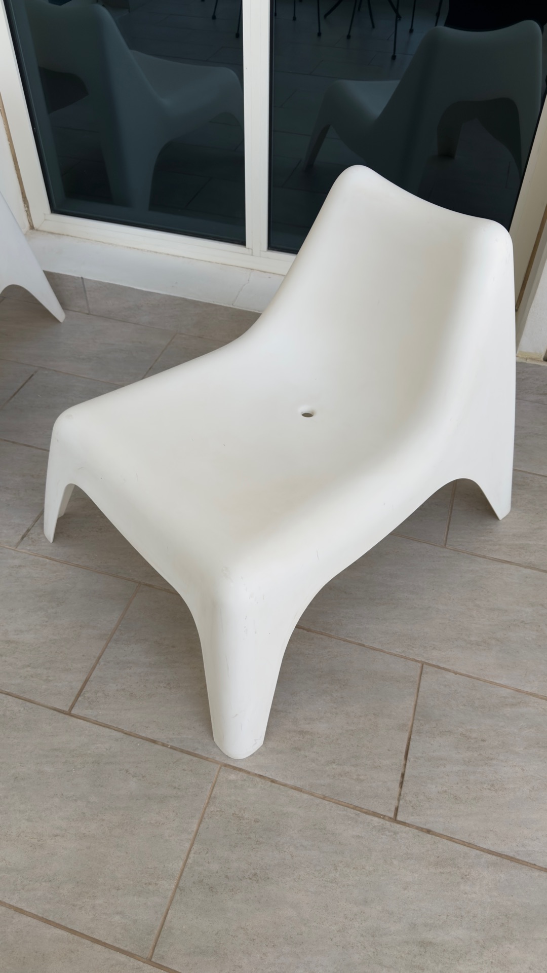 IKEA Casual Outdoor White Seating - Image 3