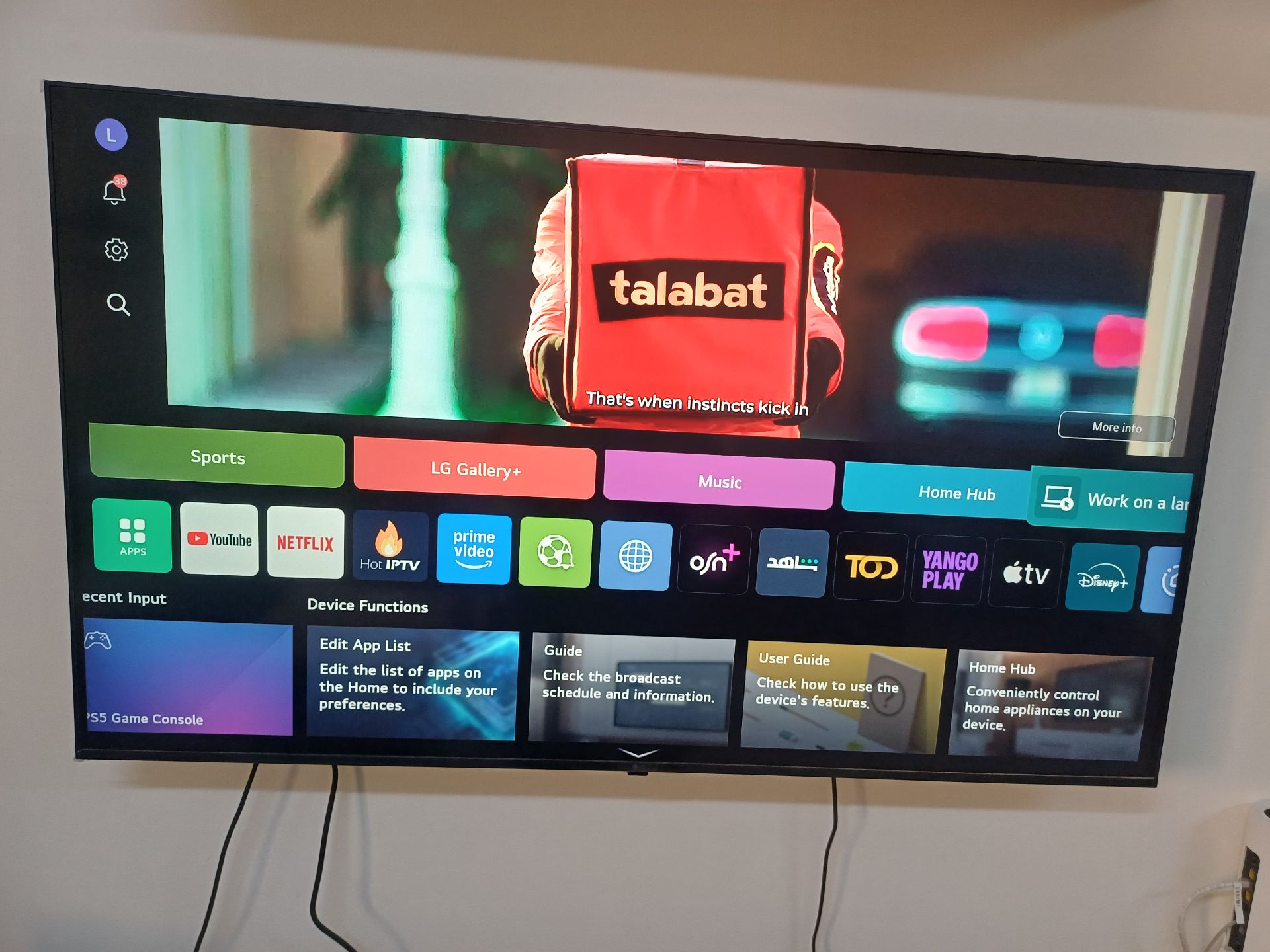 LG 4k UHD 55inch tv - Image 2
