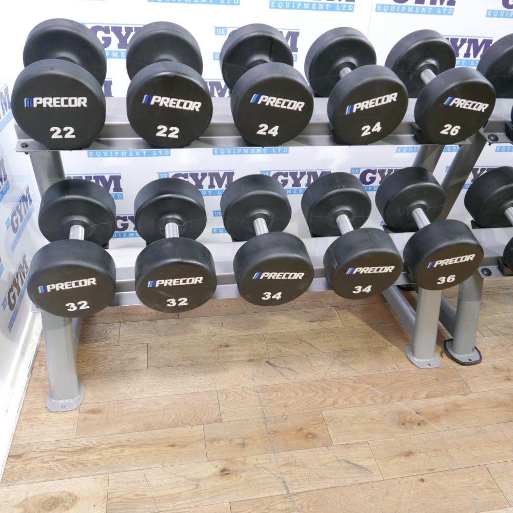 Precor dumbell set - Image 3