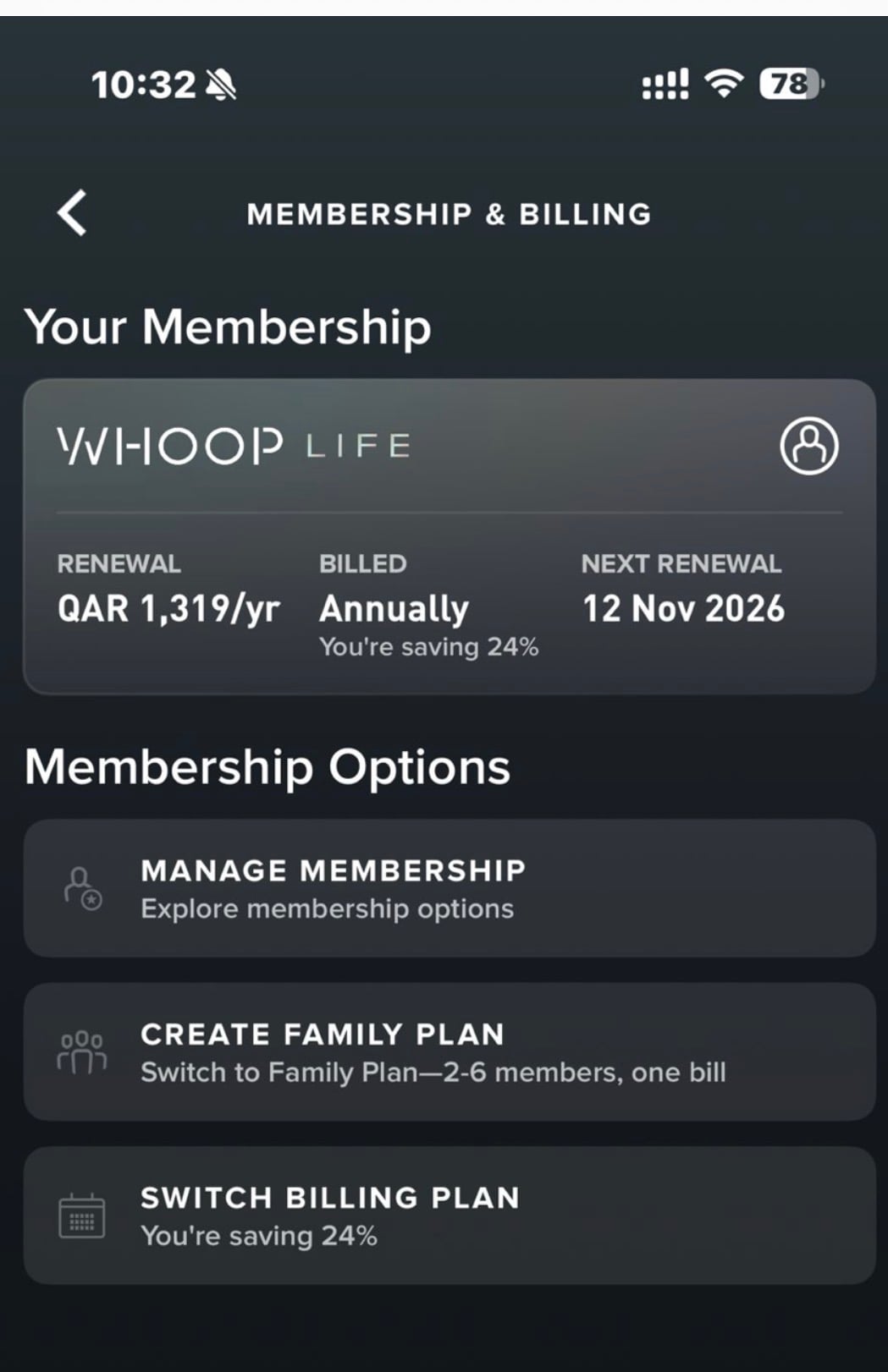 Whoop Life MG (9 Months Sub) Fitness Band - Image 4