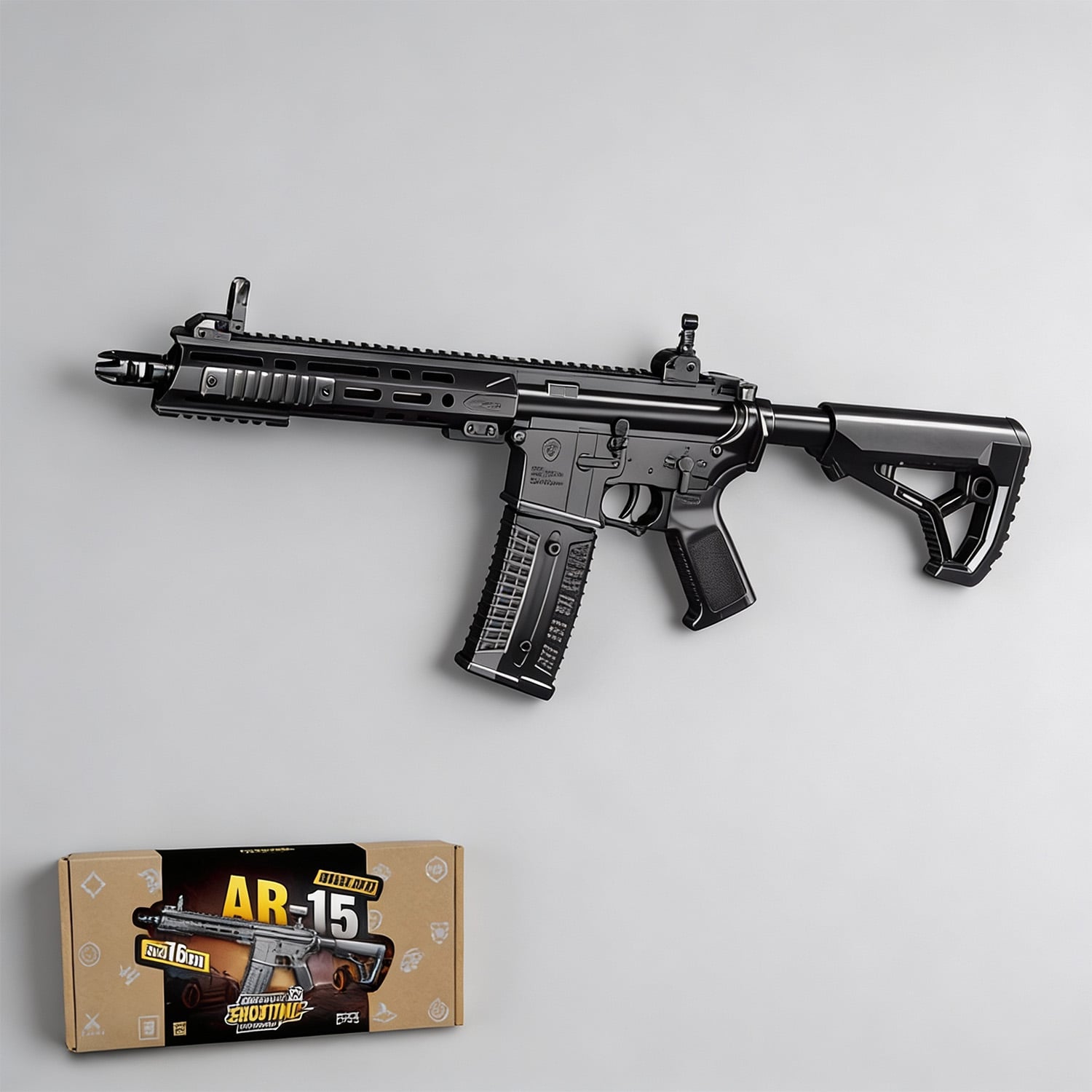 AR-15 / F4 Electric Gel Blaster – Automatic Gell Bullet Gun - Image 1