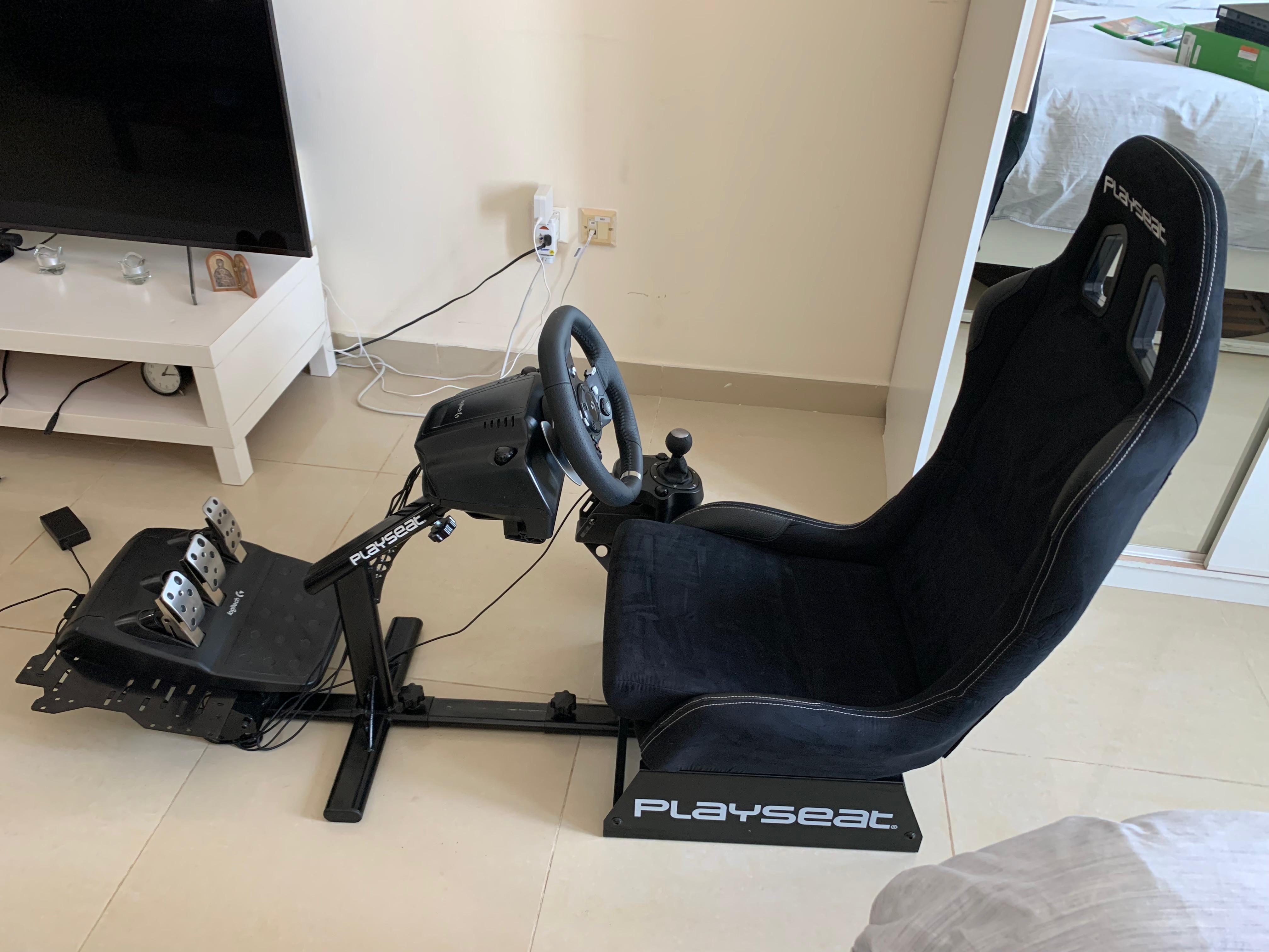 Playseat + Logitech G Racing Wheel & Pedals – Excellent Condition - Image 1