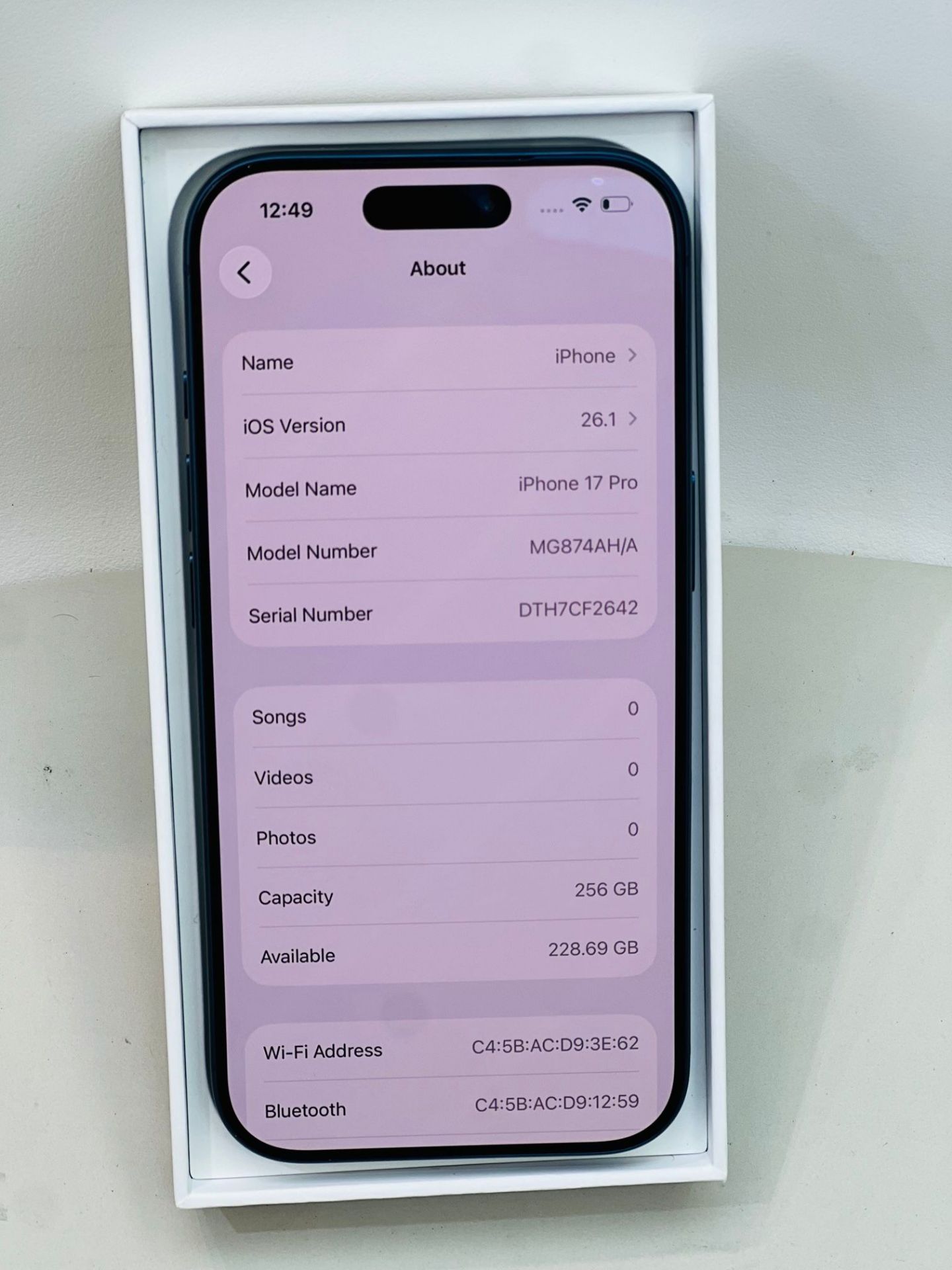 iPhone 17 pro deep blue 256gb - Image 3