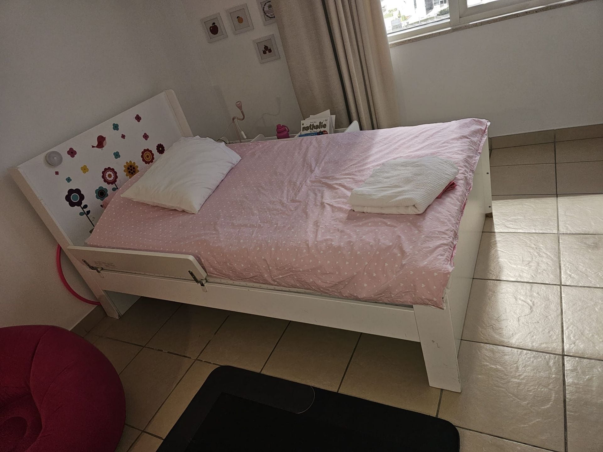 Queen size Bed and Cabinets for sale - Image 1