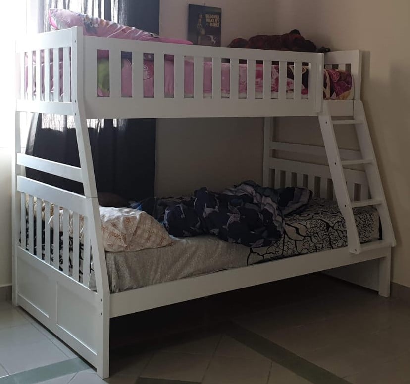 Kids Bunk Bed with Mattresses – Good Condition - Image 2