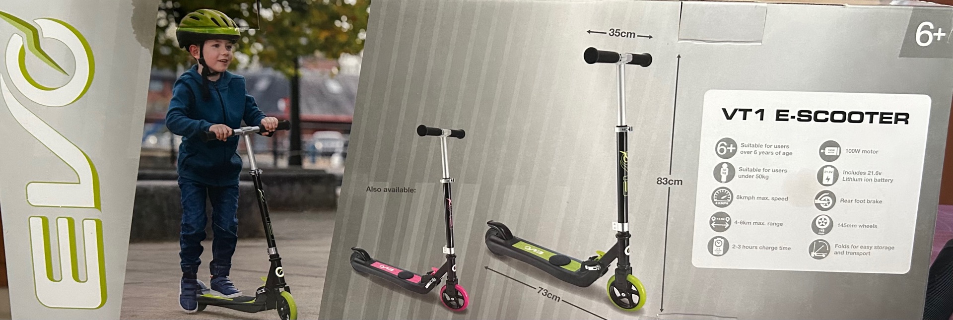 VT1-E-scooter- 6years above-Brand New - Image 3