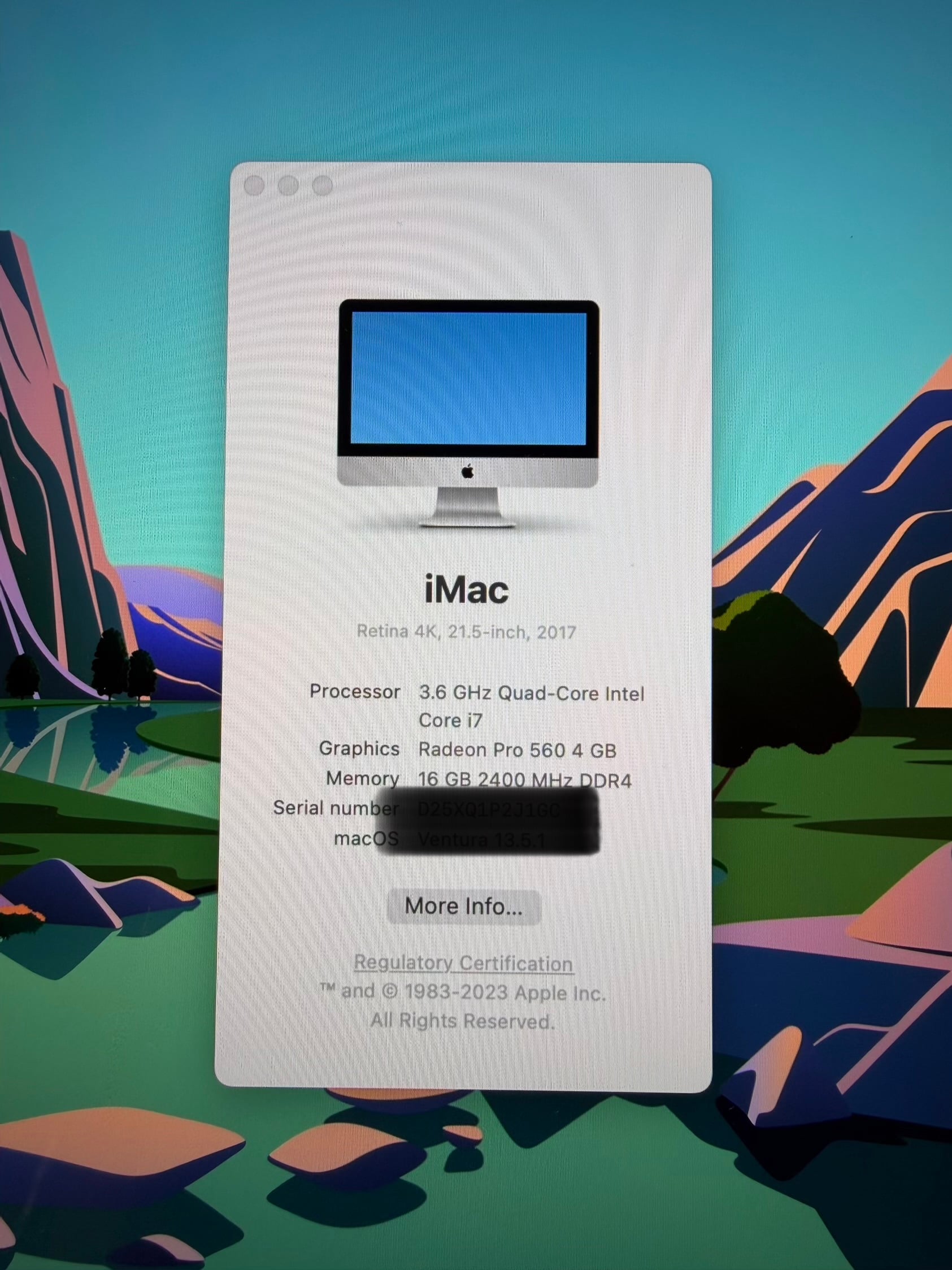 Apple iMac 21.5” Retina 4K Display (2017)  - Image 2