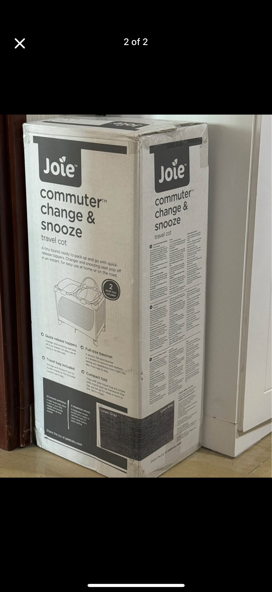 Joie Travel Cot with mattress - Image 4