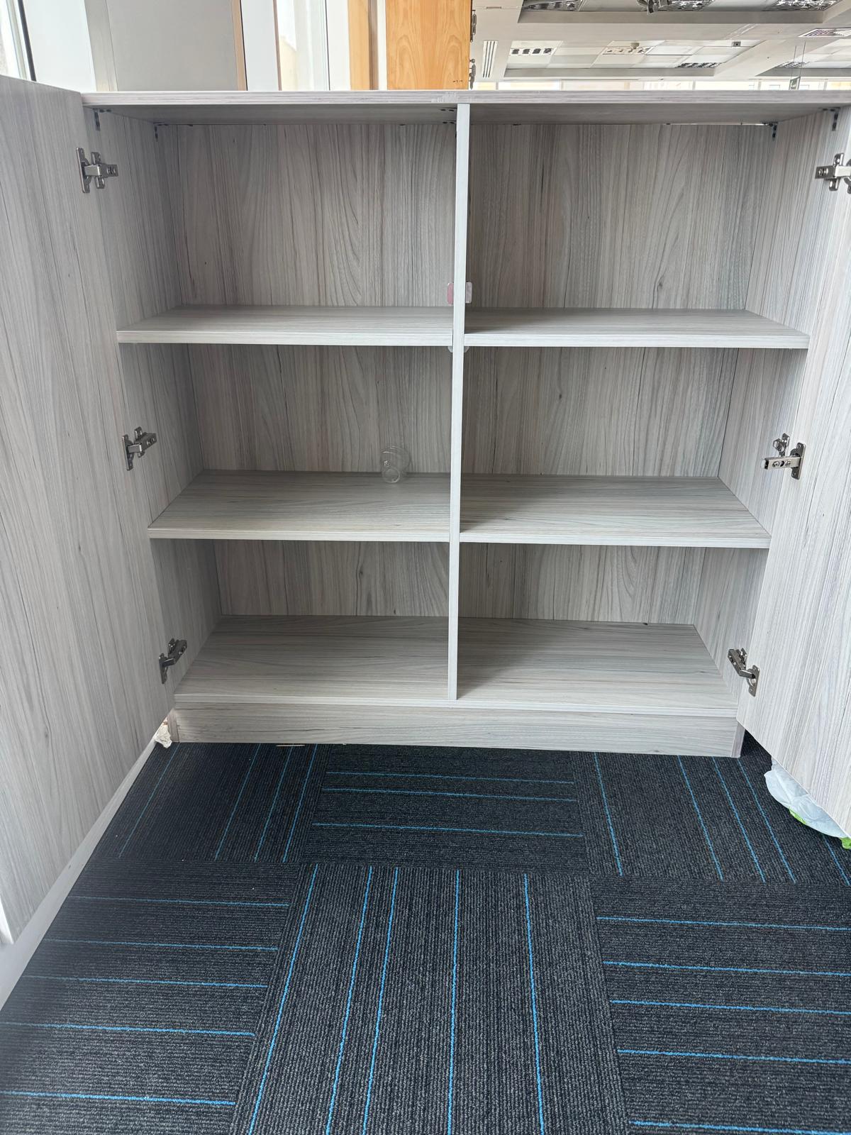 2 DOOR OFFICE CUPBOARD  - Image 4
