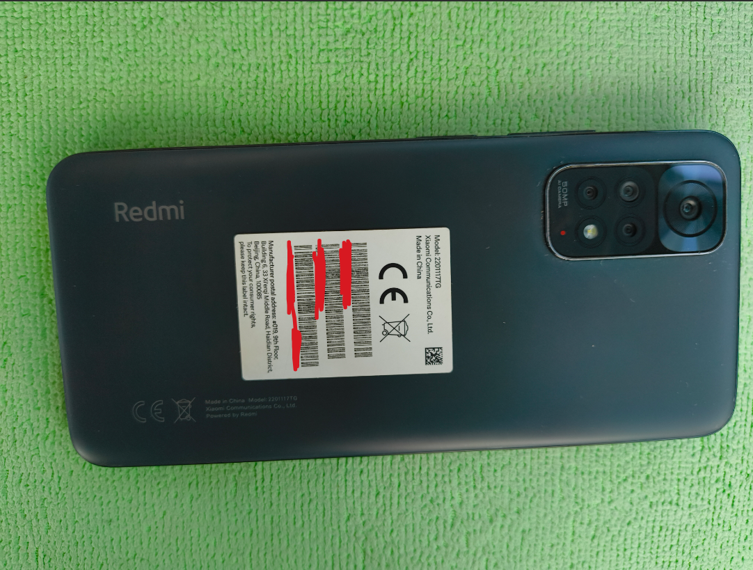 Redmi Note 11 - Clean Body - Broken Display (Phone Only) - Image 3