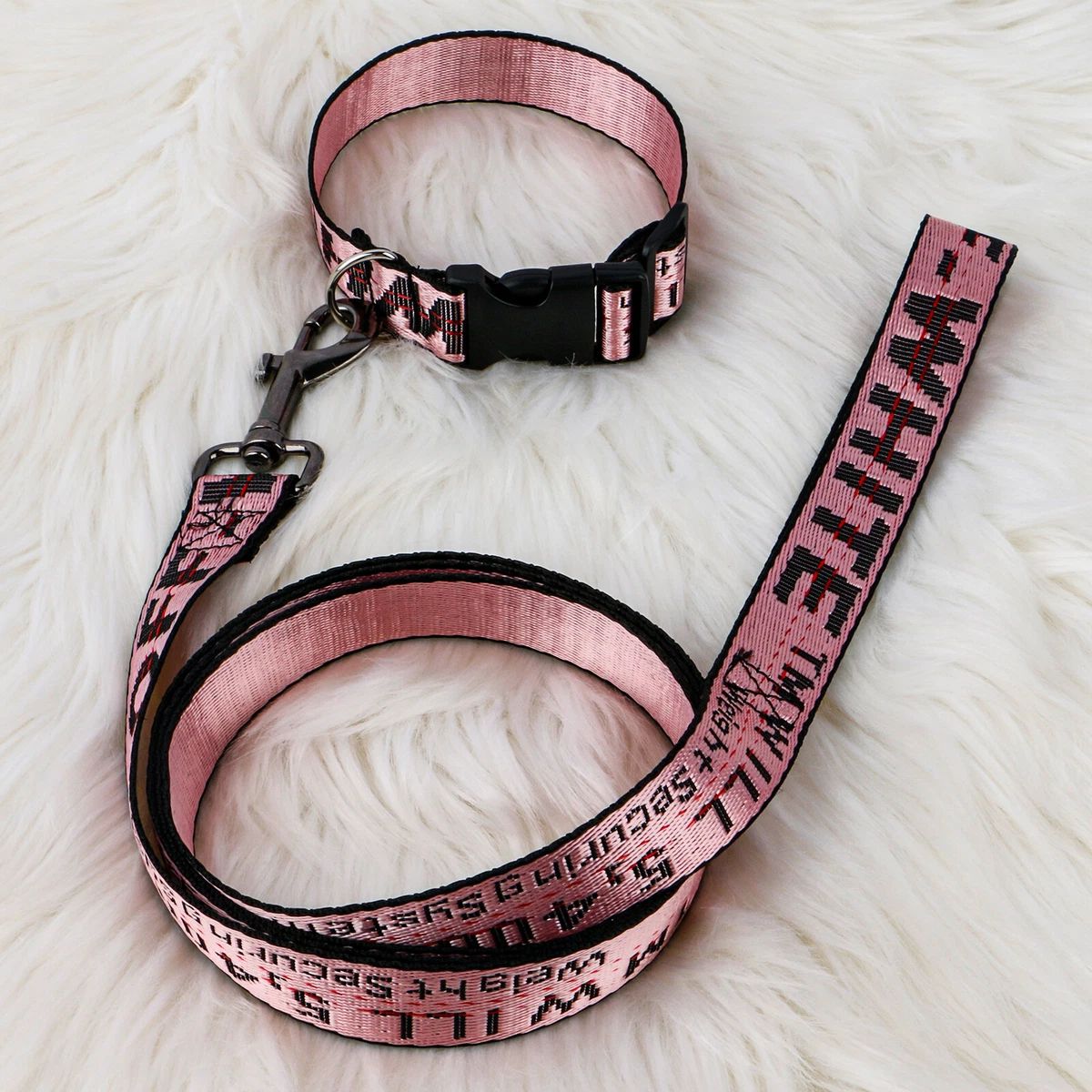 Stylish Dog Collar & Leash Set brand  - Image 2