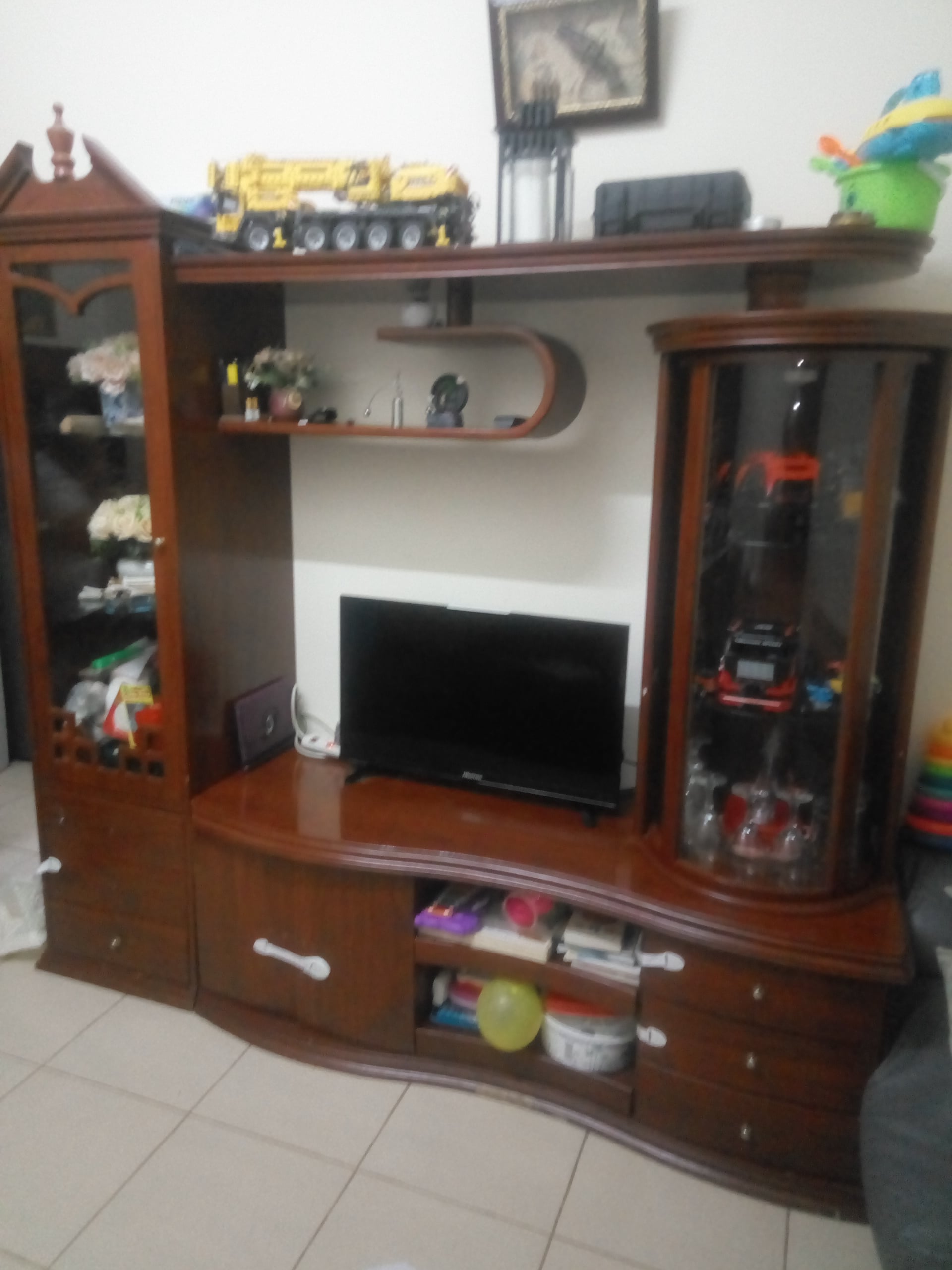 خزانة تلفزيون خشبية - Image 6