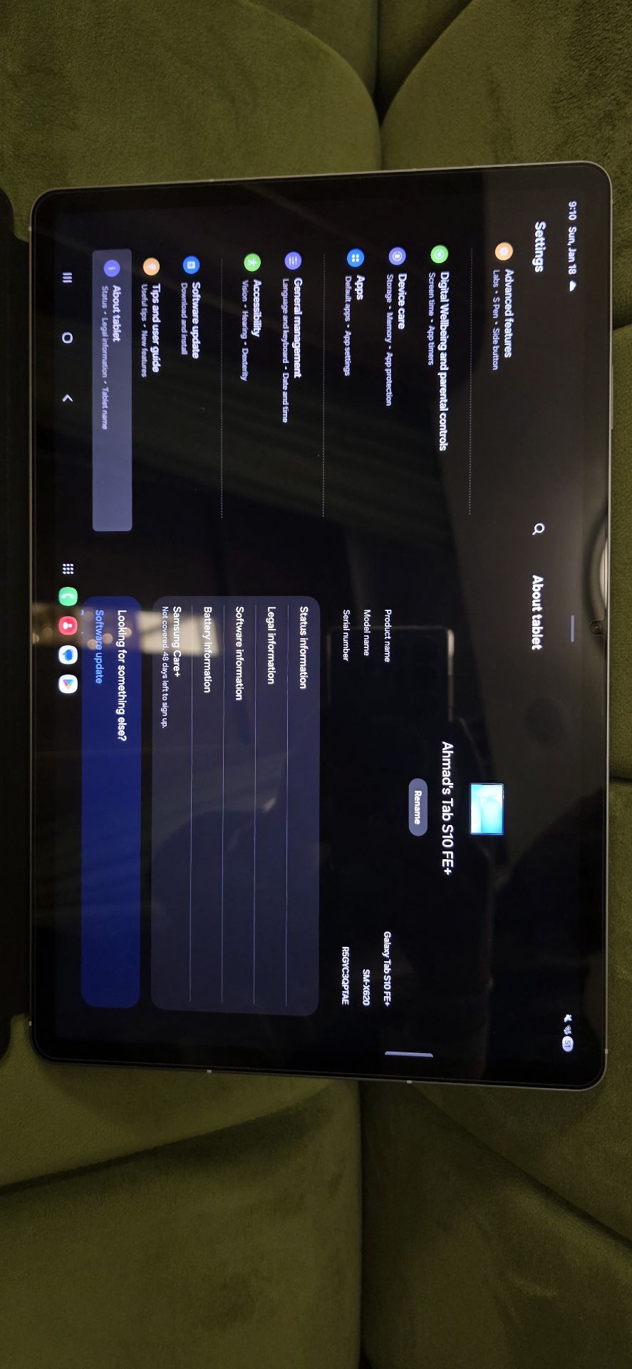 Samsung S10fe+   12/256GB only 2 weeks old brand new with open box - Image 7