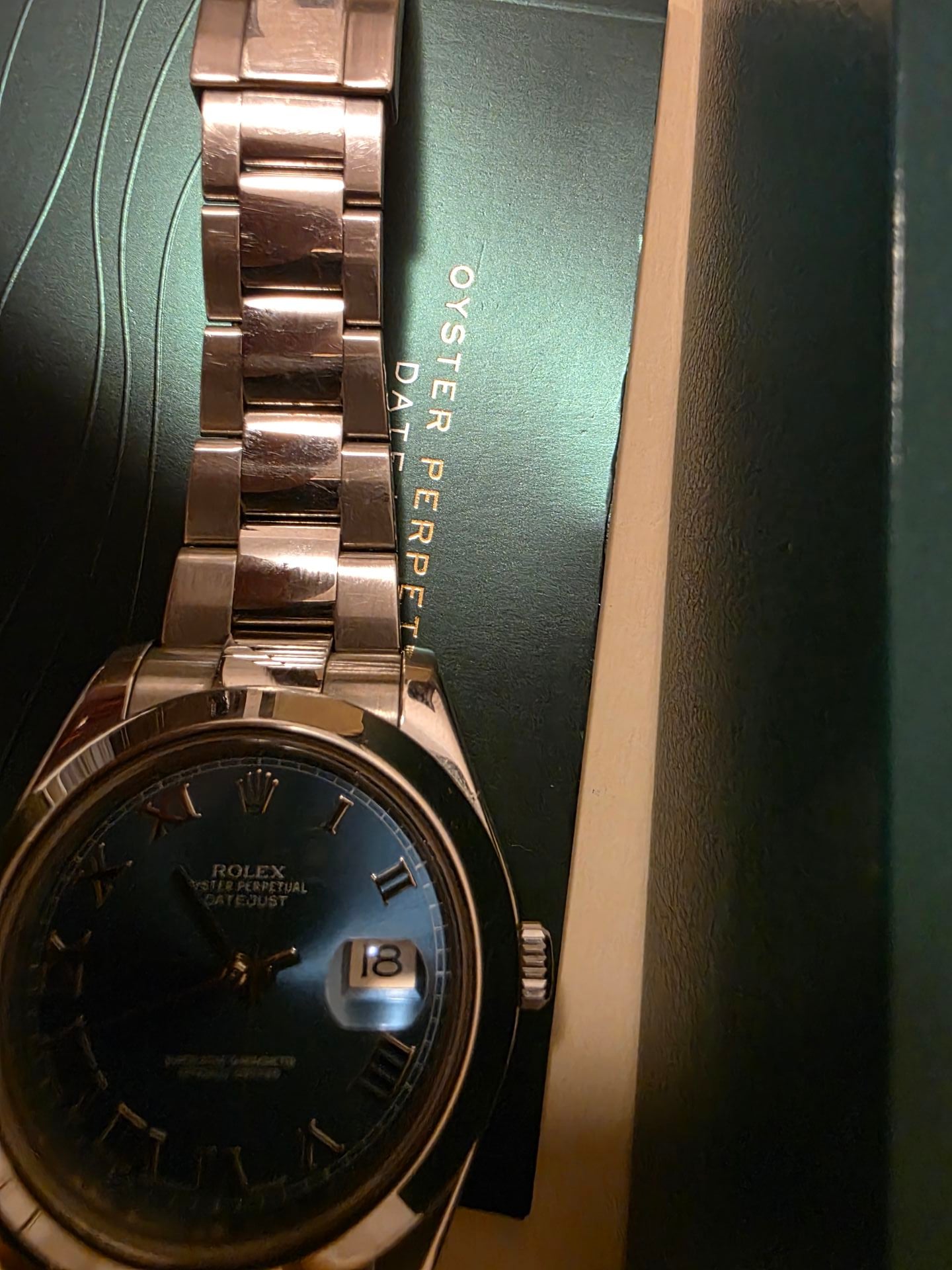 Rolex Datejust Blue dial 41mm - Image 5