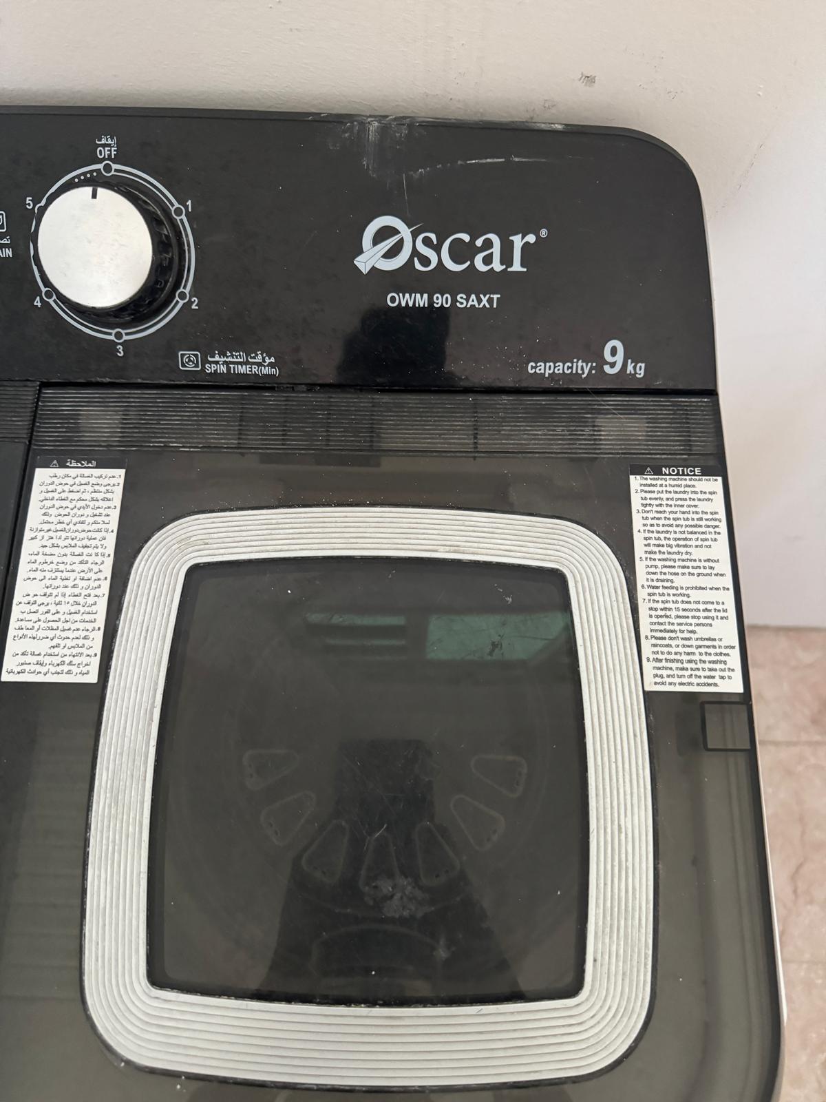 9KG OSCAR MANUAL WASHING MACHINE FOR SALE 200  (Maamoura) - Image 2