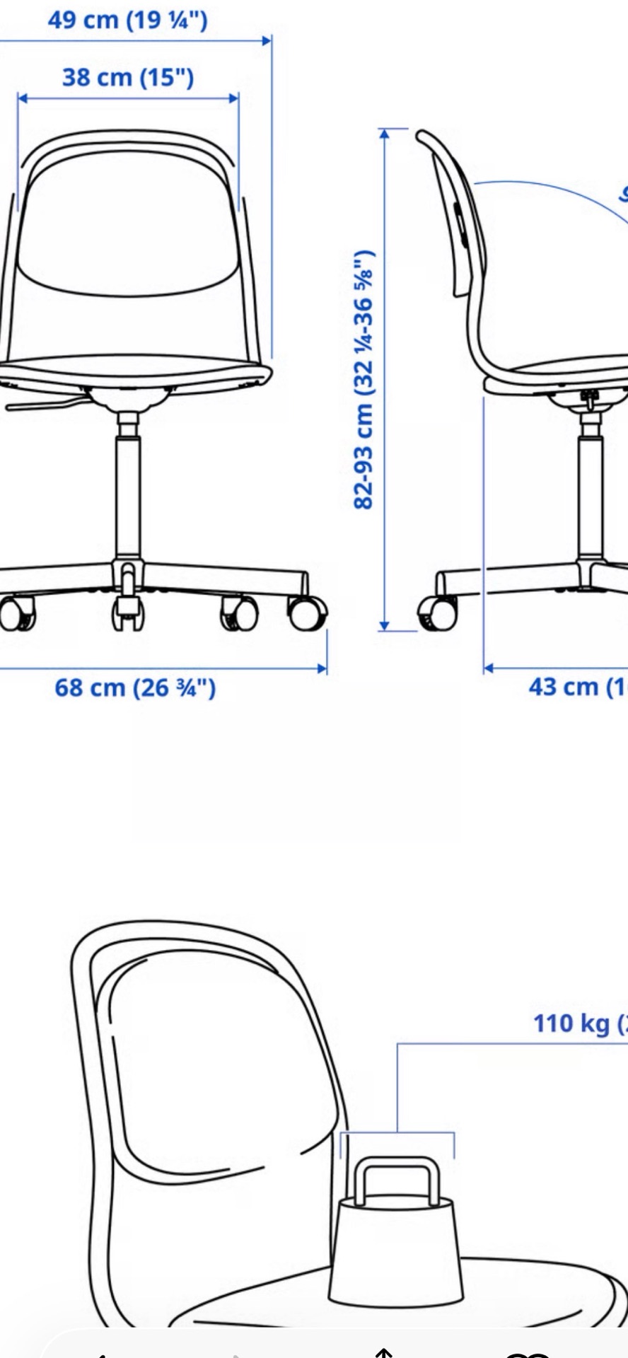 Desk chair  - Image 5