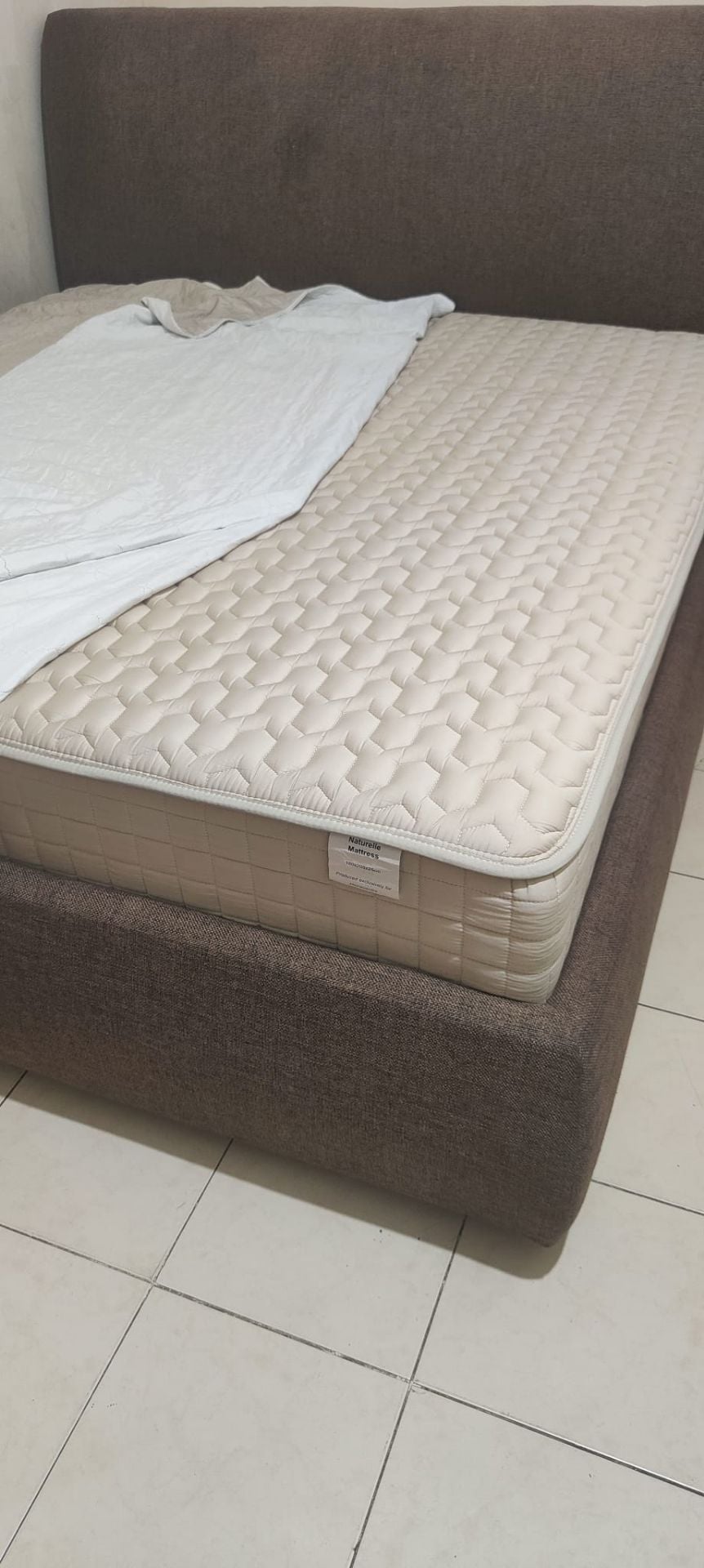 Home centre solid bed frame and mattress for sales - Image 3