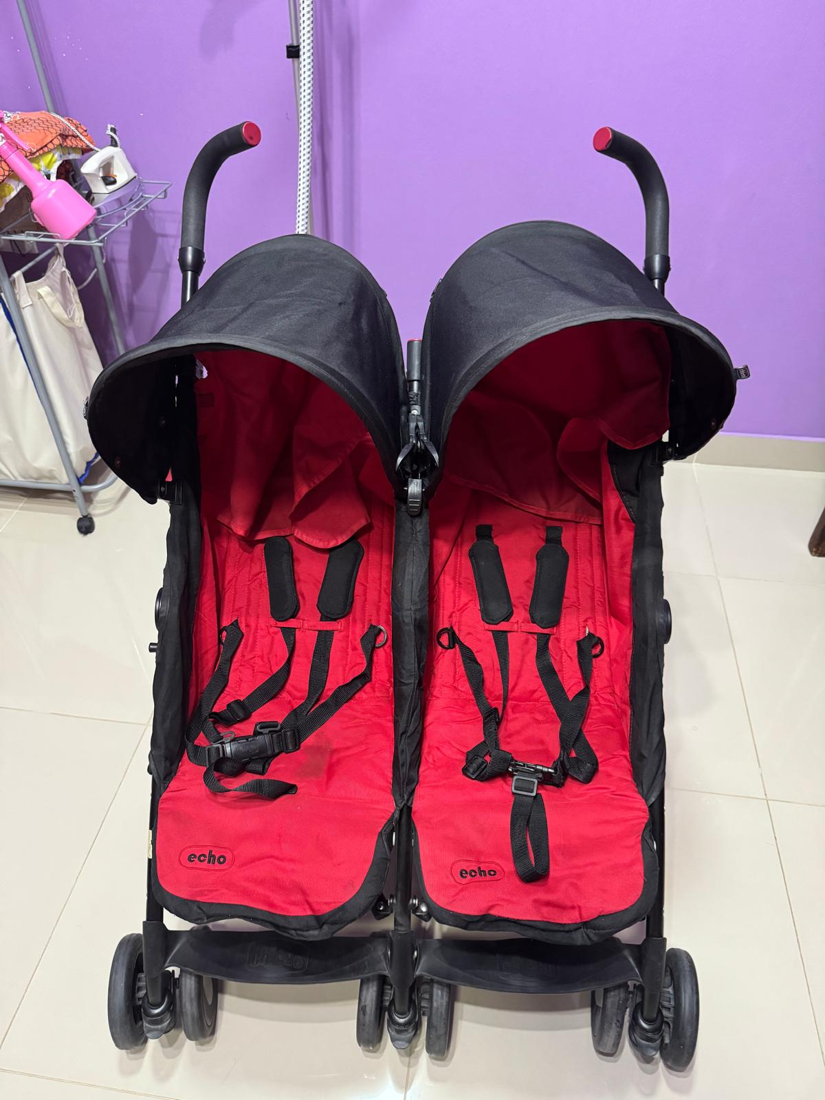 Twin Baby Stroller - Image 1