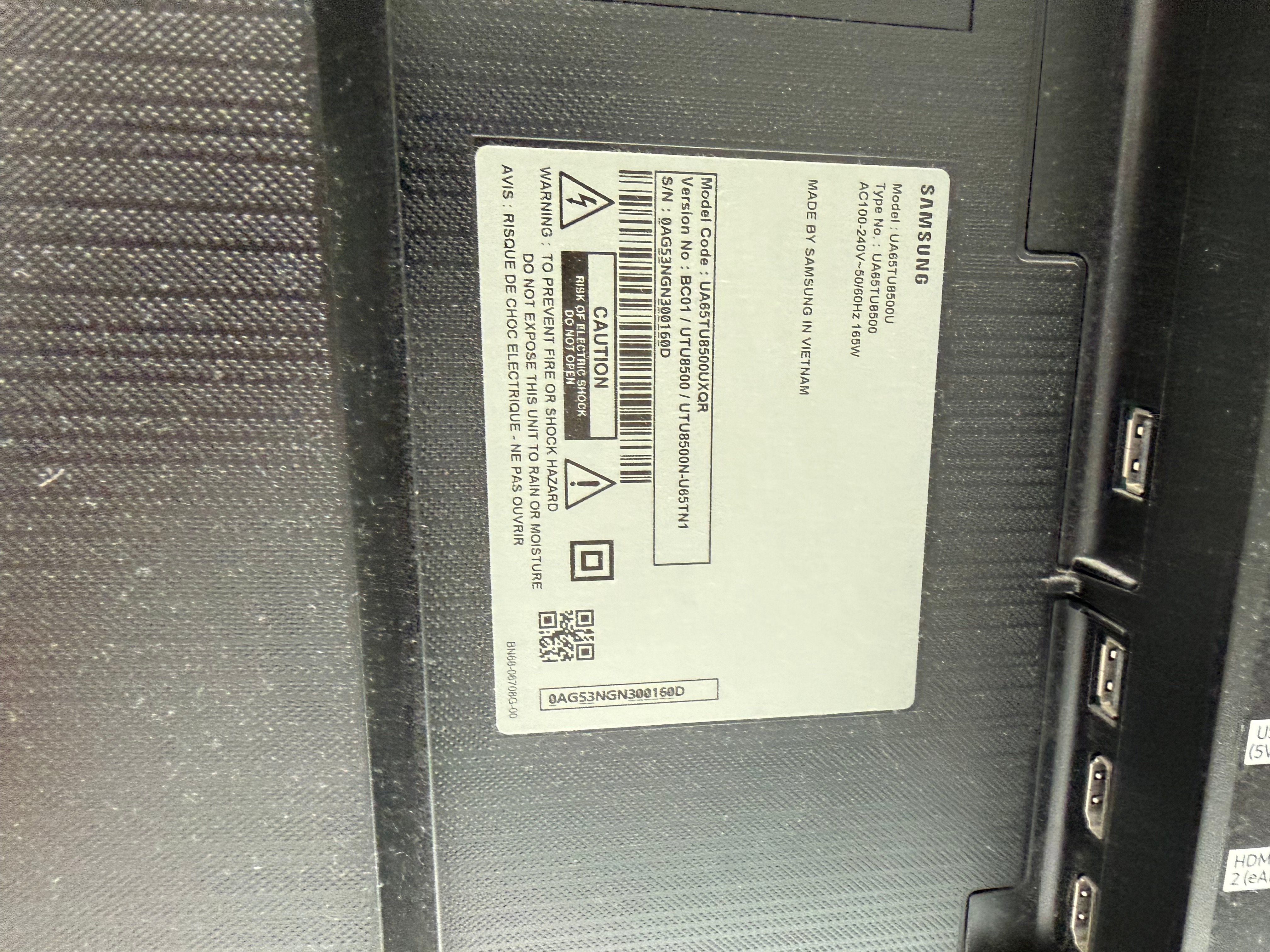 Samsung 65” TV - Image 3