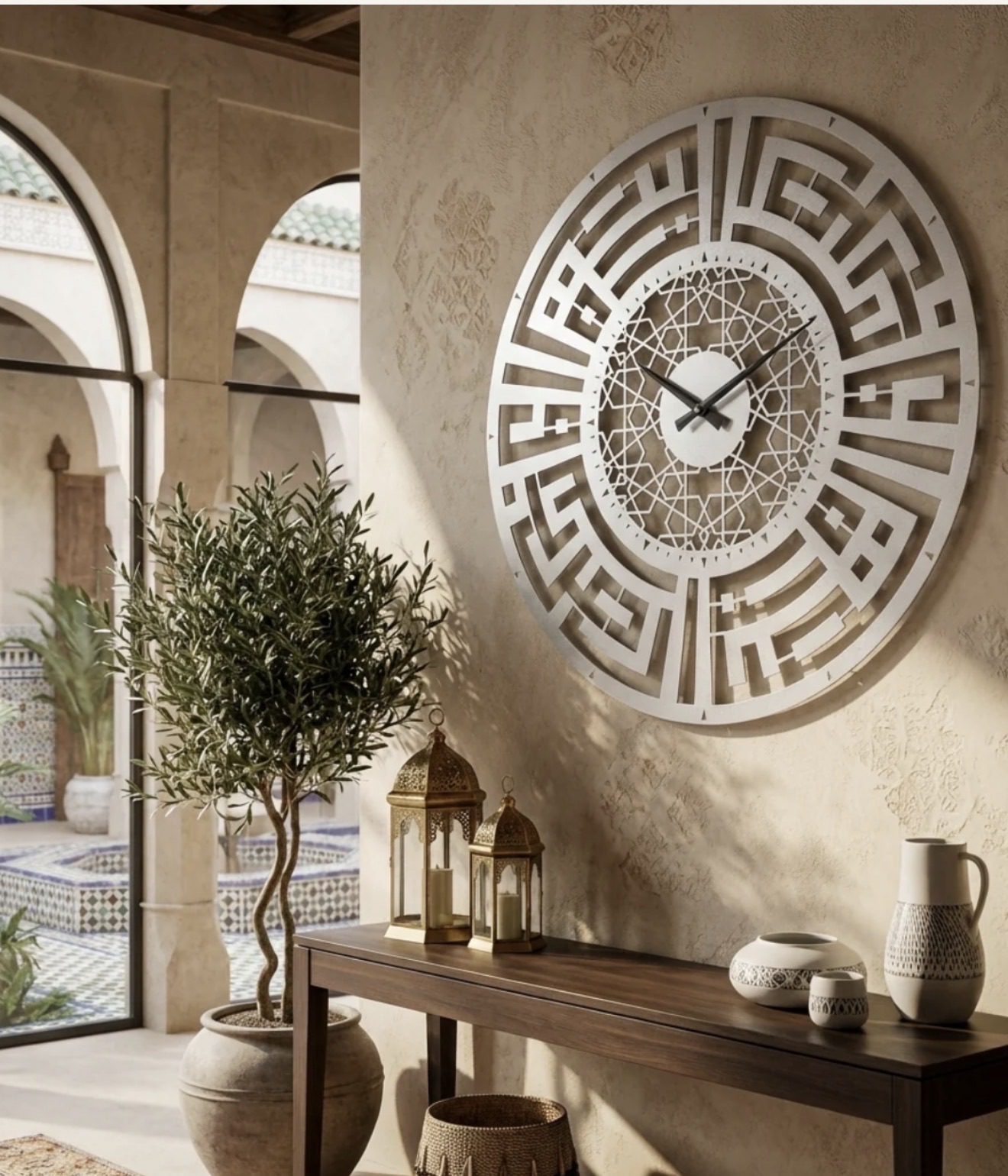 Islamic Art Clock in perfect condition - Image 4