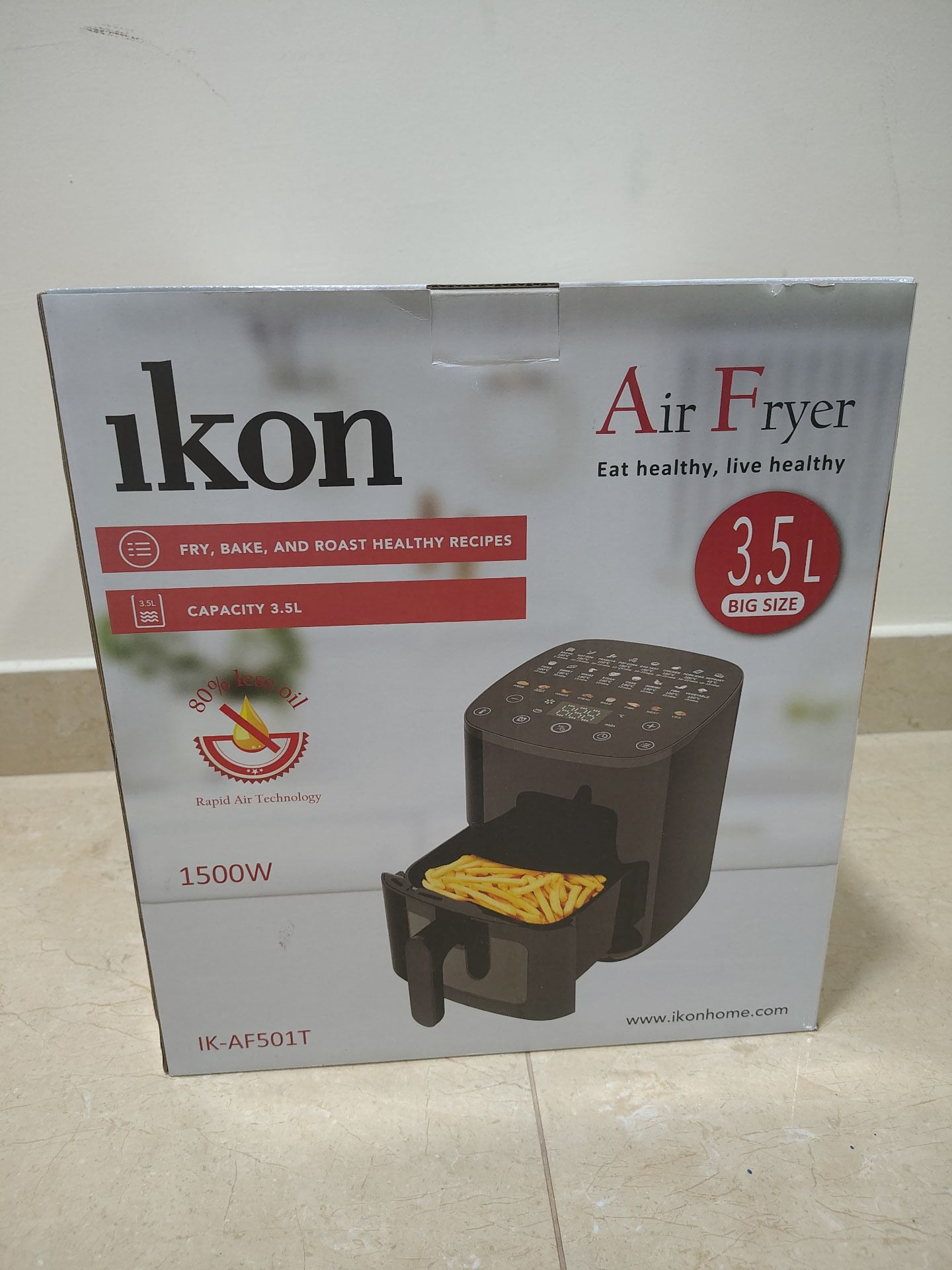 iKon air fryer 3.5 liter with 1500 w - Image 1