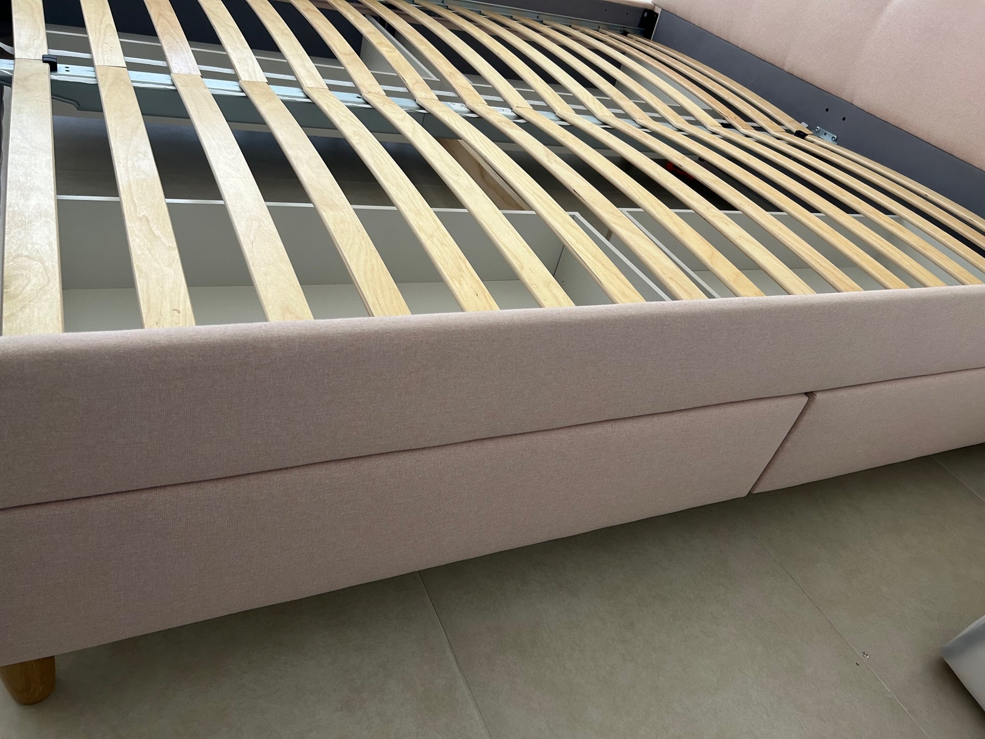 Ikea bed with storage 4 drawers without mattress 180x200cm king size - Image 2