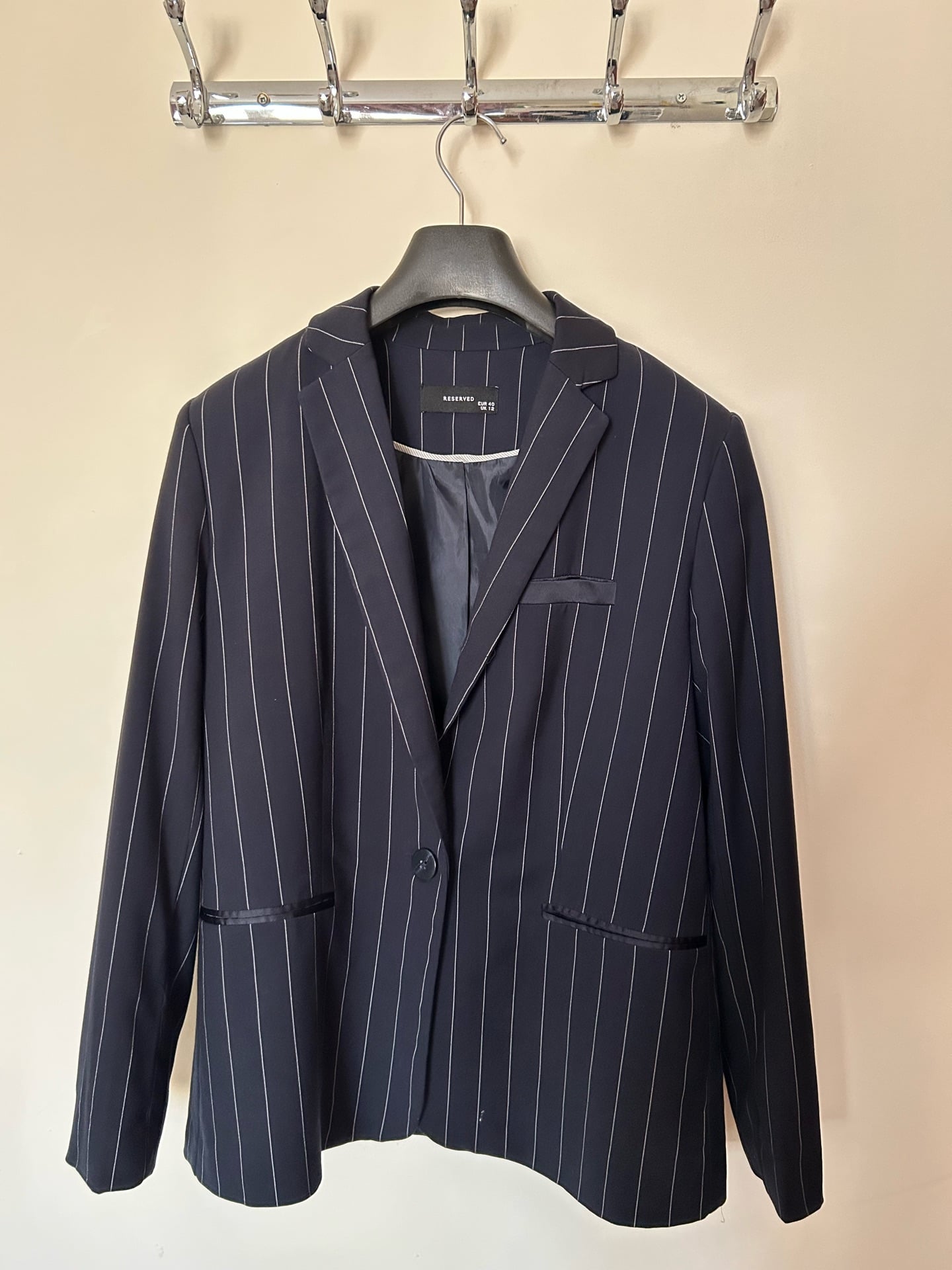 Reserved Dark Blue Blazer - Image 1