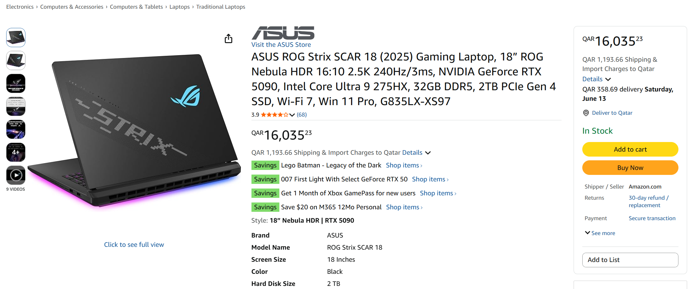 asus rog strix scar g18 2025 - Image 8