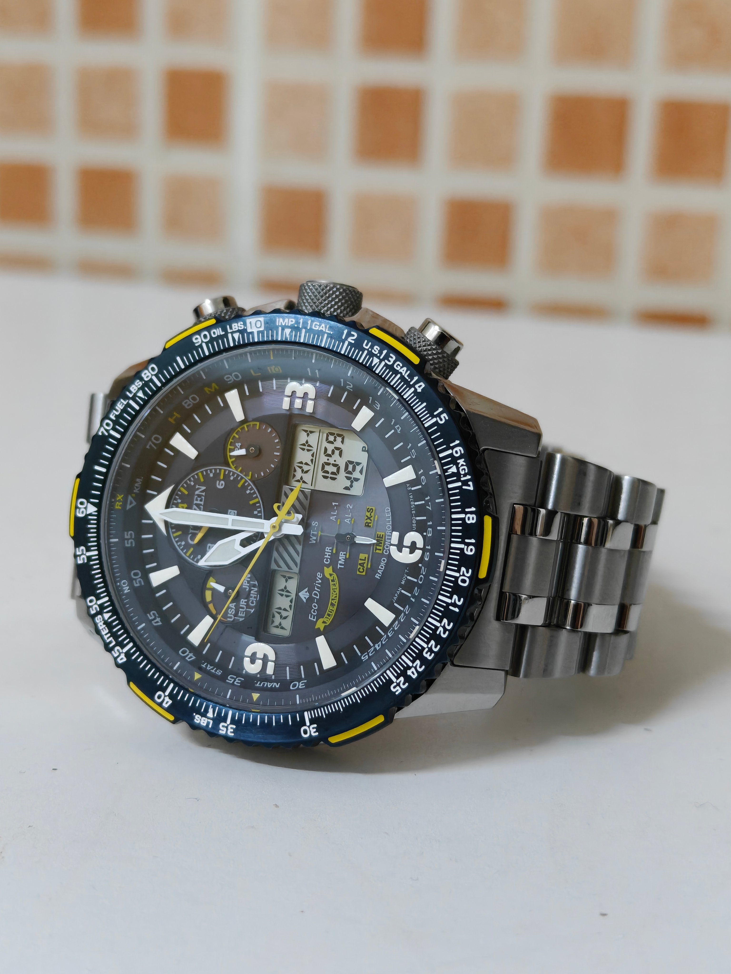 Citizen Men's Analog & Digital Watch Promaster Blue Angels JY8078-52L - Image 1