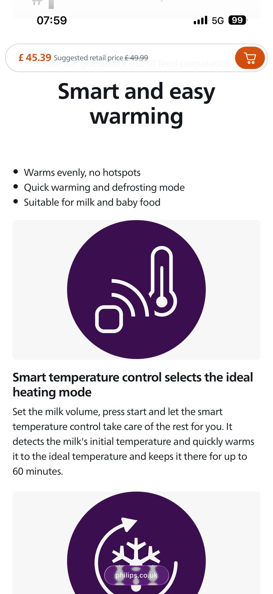 Philips Avent Baby Bottle Warmer With Auto Shut-Off - Image 3