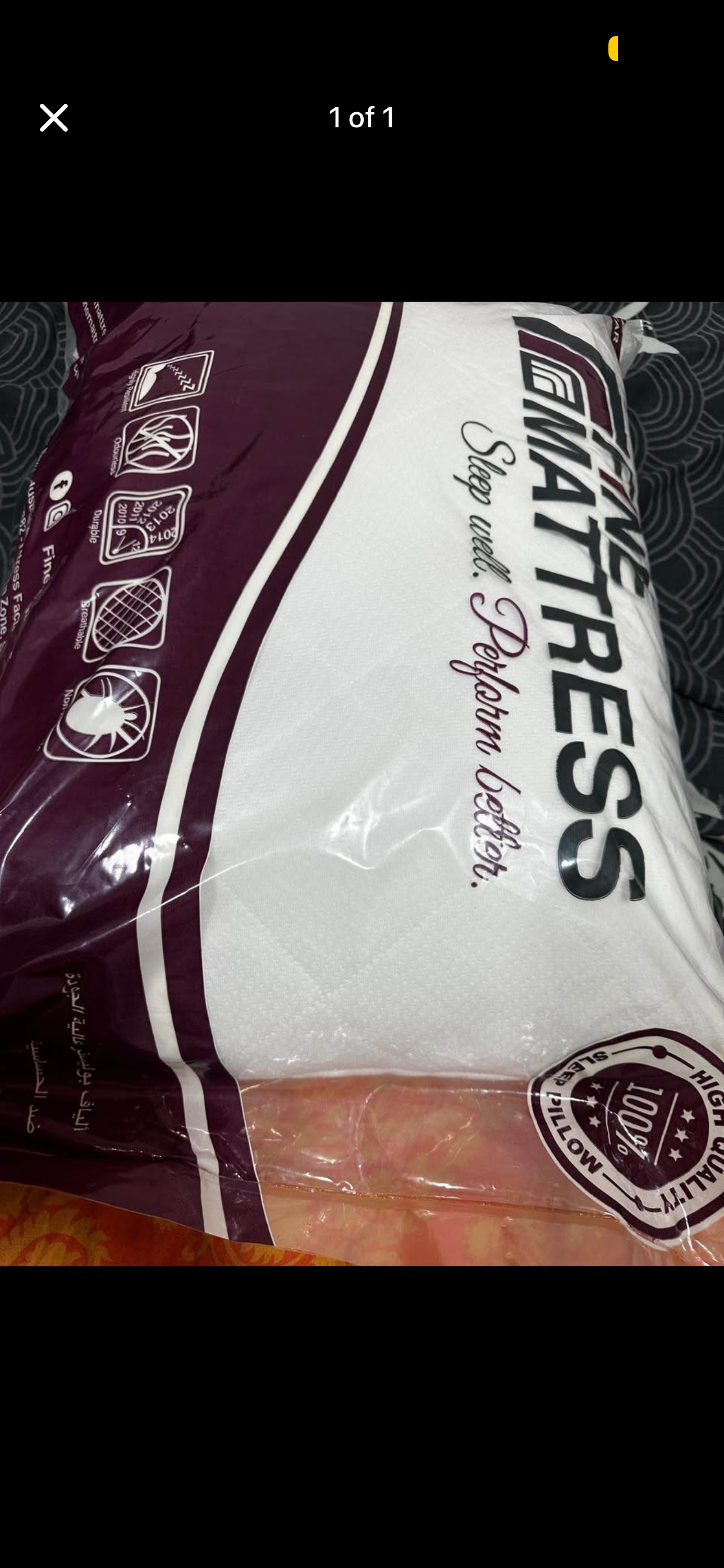 Brand new pillow 3 piece 45 qr 1 piece 15 qr - Image 1