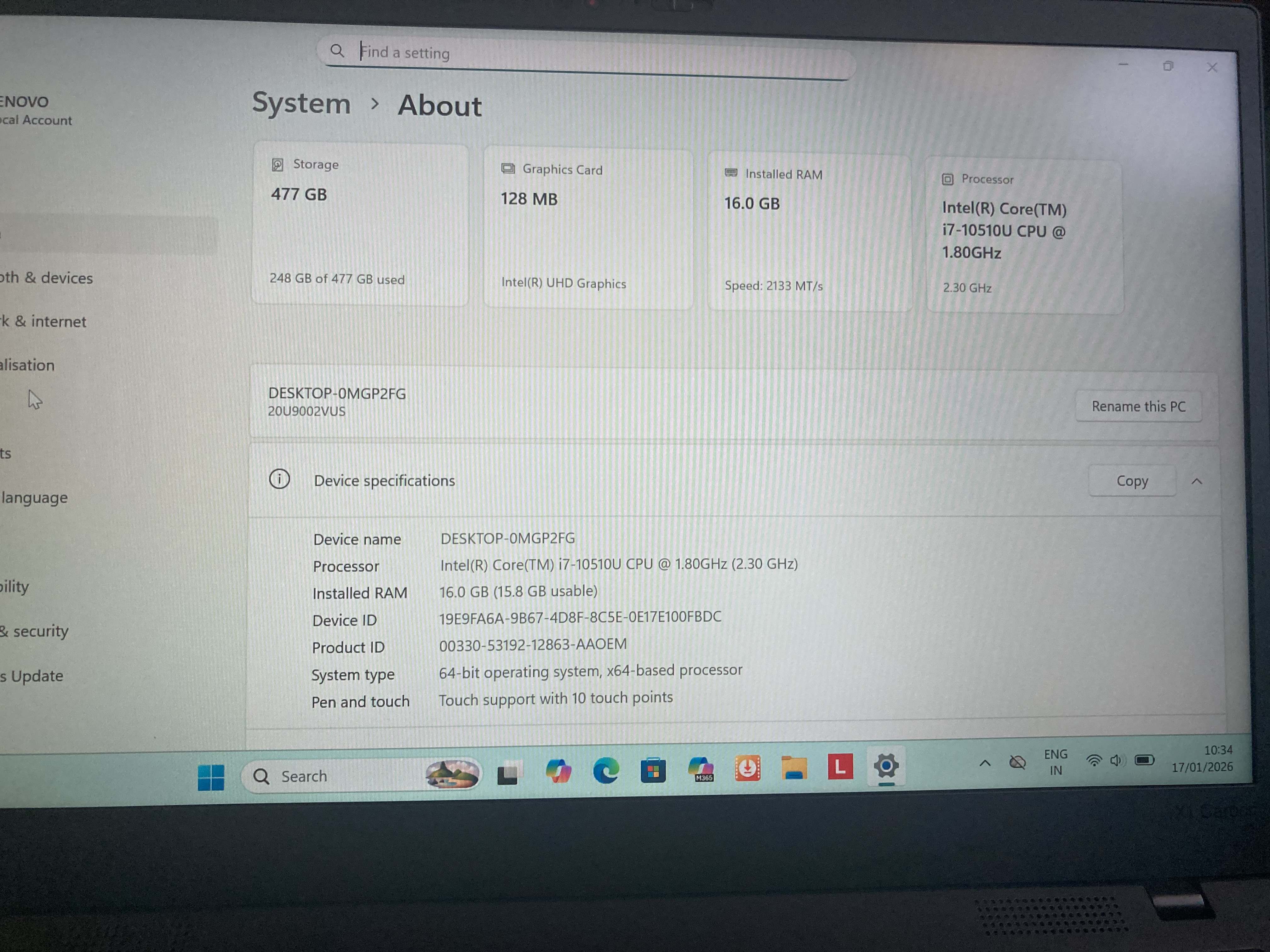 X1 carbon Lenovo thinkpad - Image 5