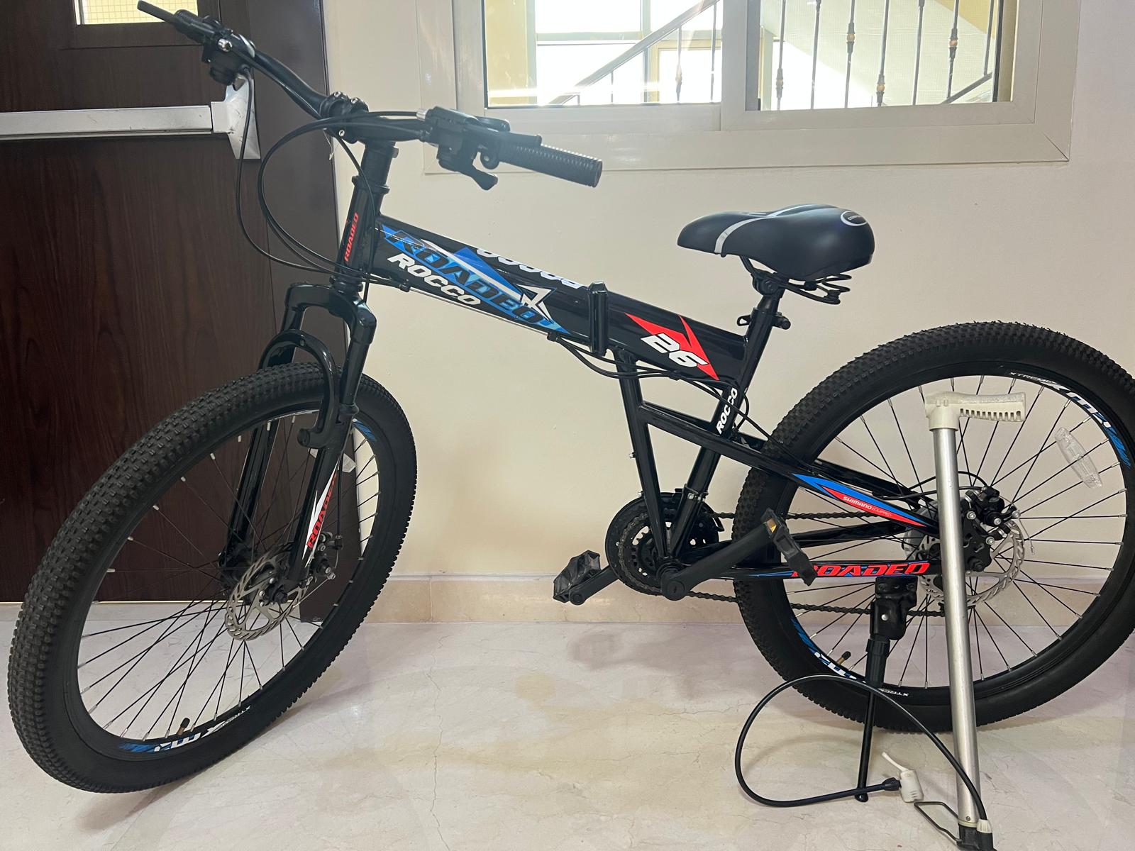 Roadeo Folding Bicycle-Gear with Cycle Tire Air Pump - Image 1