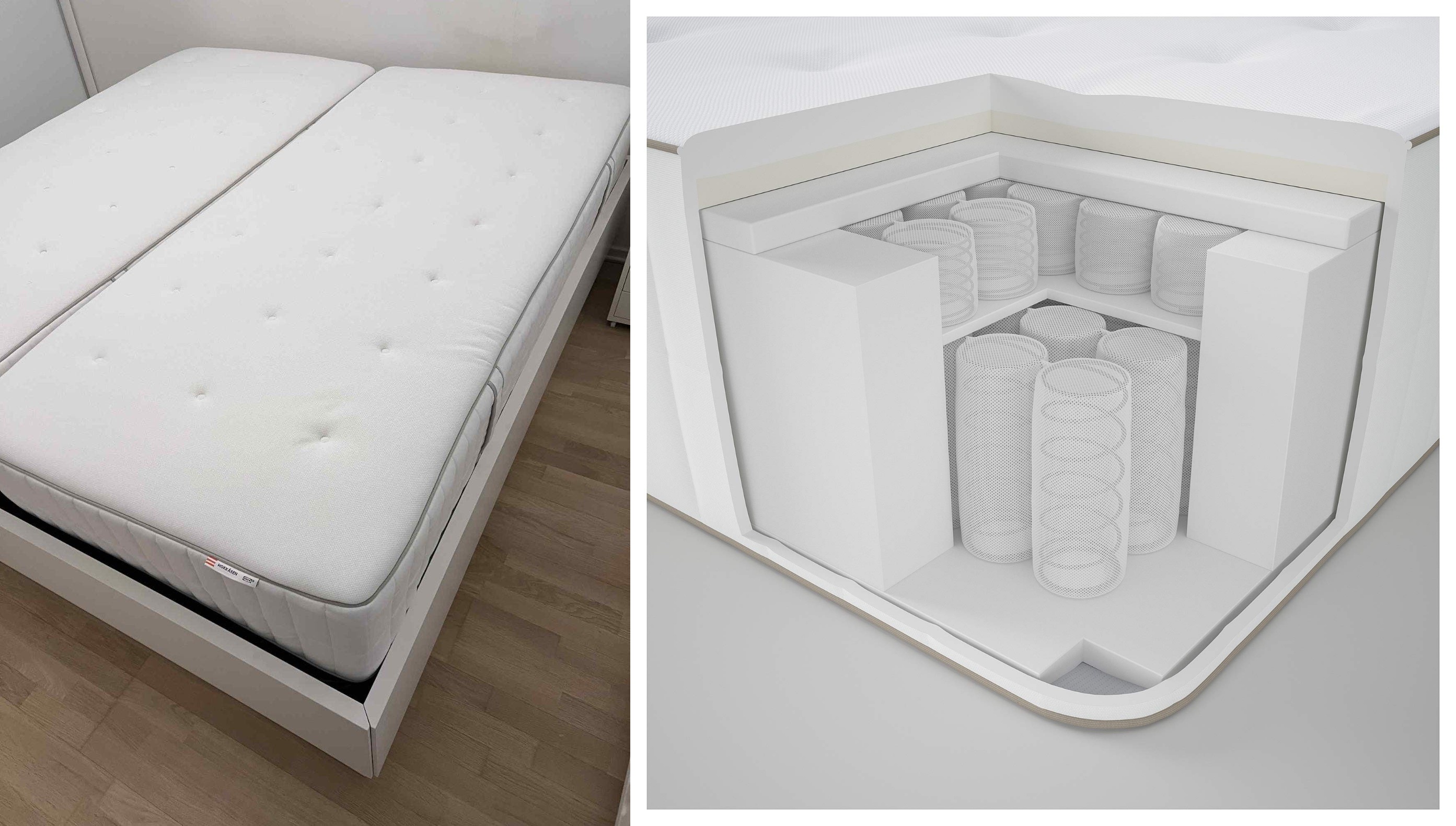 فرشة ايكيا مع الضمان / ikea mattress hokkåsen with warranty  - Image 4