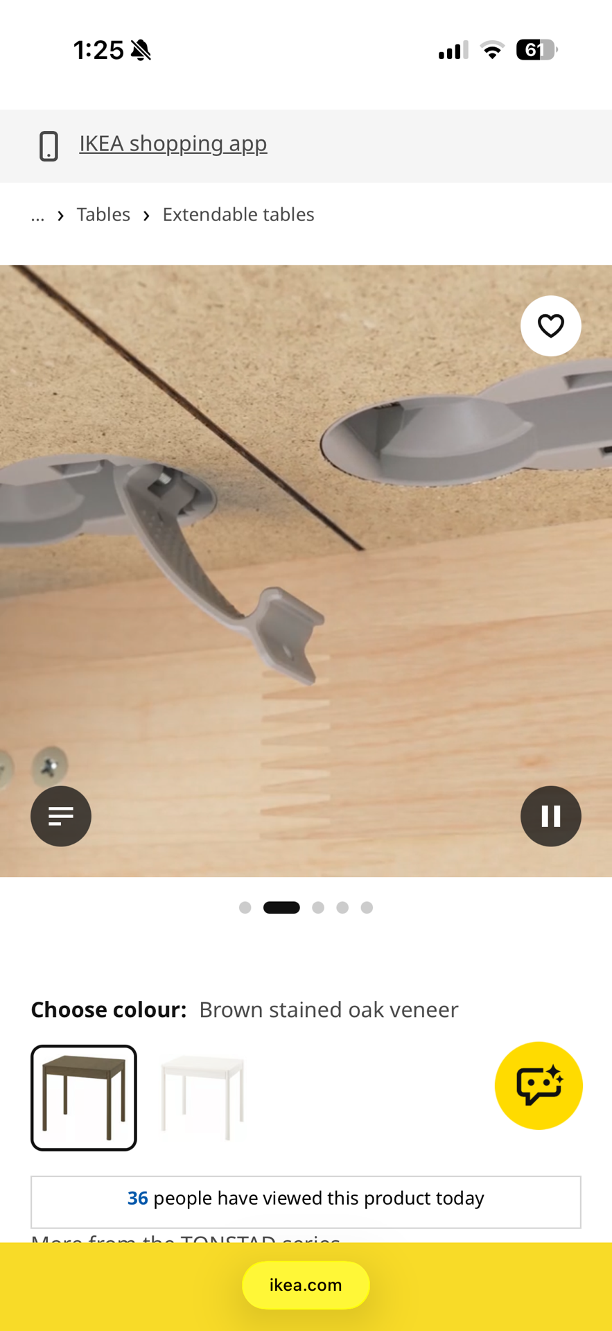 IKEA dining table  - Image 6