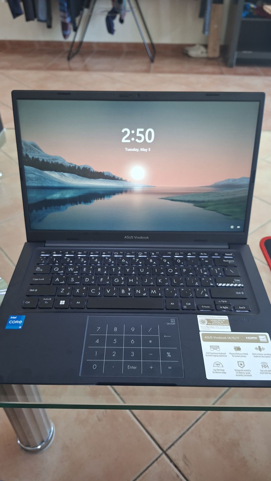 Asus vivobook i5 8gb Ram,,memory 512gb  - Image 2