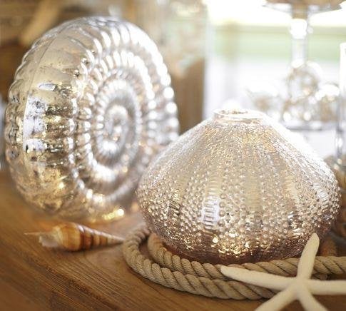 Pottery Barn Glass Shell - Image 1