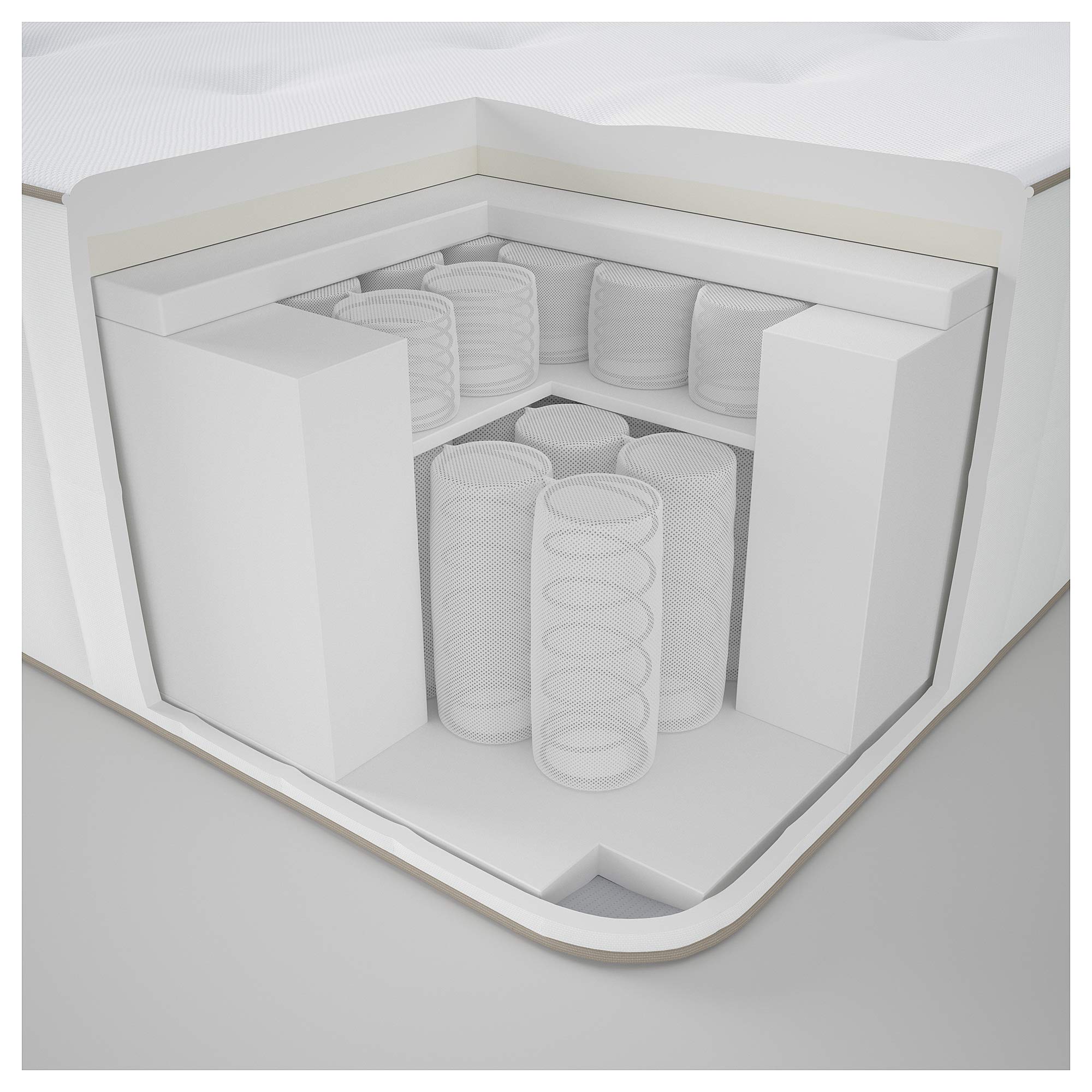 فرشة ايكيا مع الضمان / ikea mattress hokkåsen with warranty  - Image 3