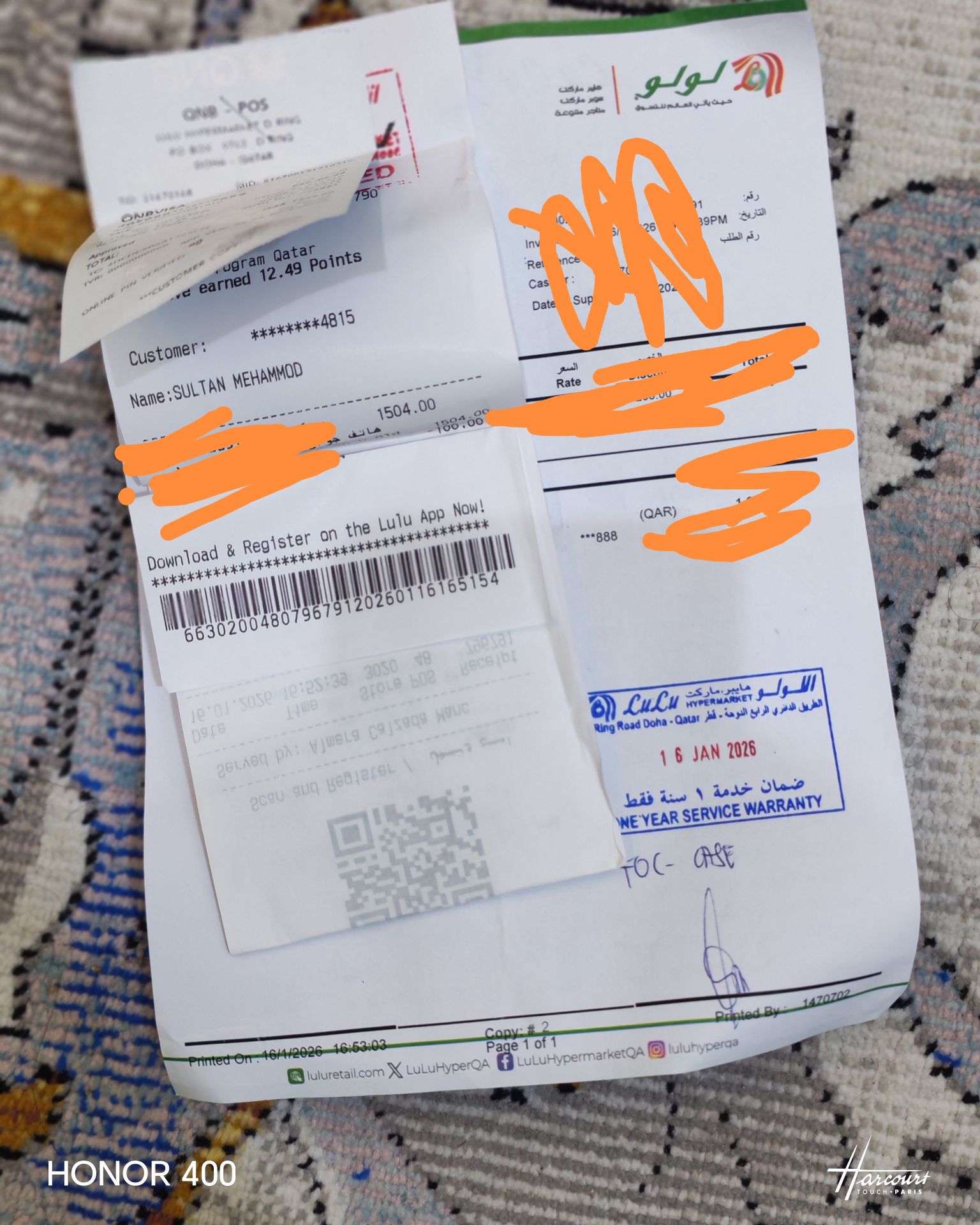 ​Honor 400 Combo (Like New Phone + New Watch + Case) - Image 4