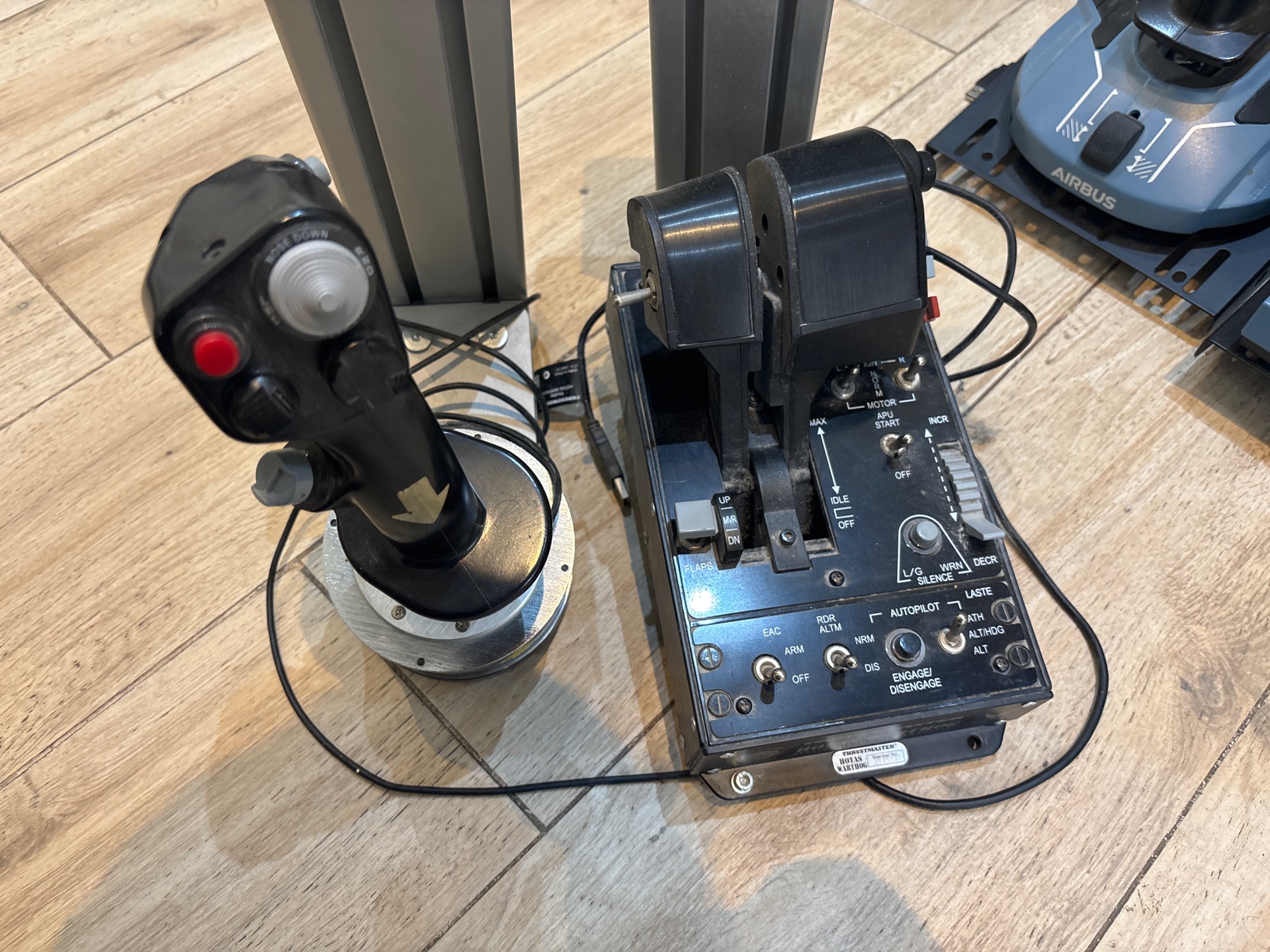 TM HOTAS Warthog Stick & Throttle + Monstertech Mounts - Image 3