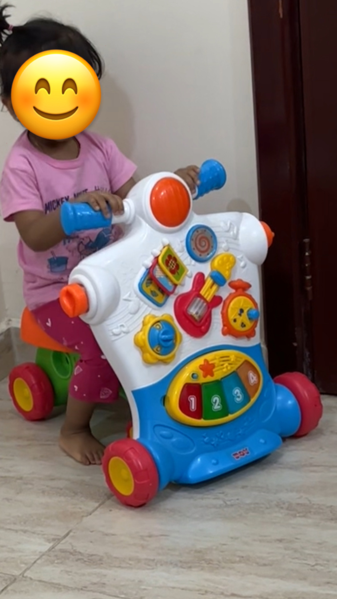 3in1 baby walker and cycle with musical keyboard  - Image 4