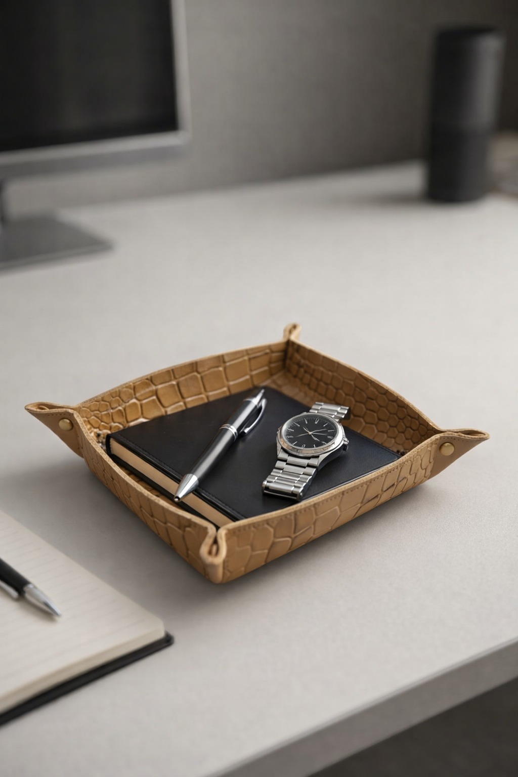 The Majlis Tray - Leather Hand Stitched - Image 7
