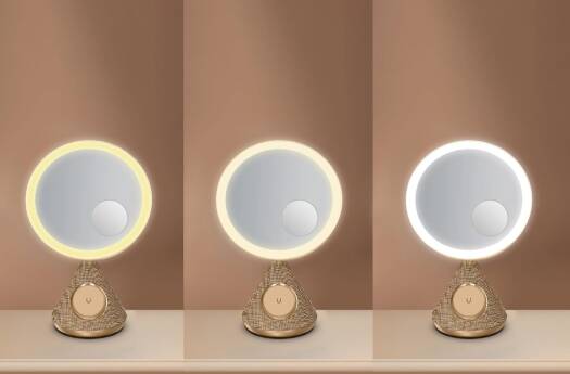 PORODO LED MAKEUP MIRROR WITH SPEAKER AND MAGSAFE CHARGER - Image 3