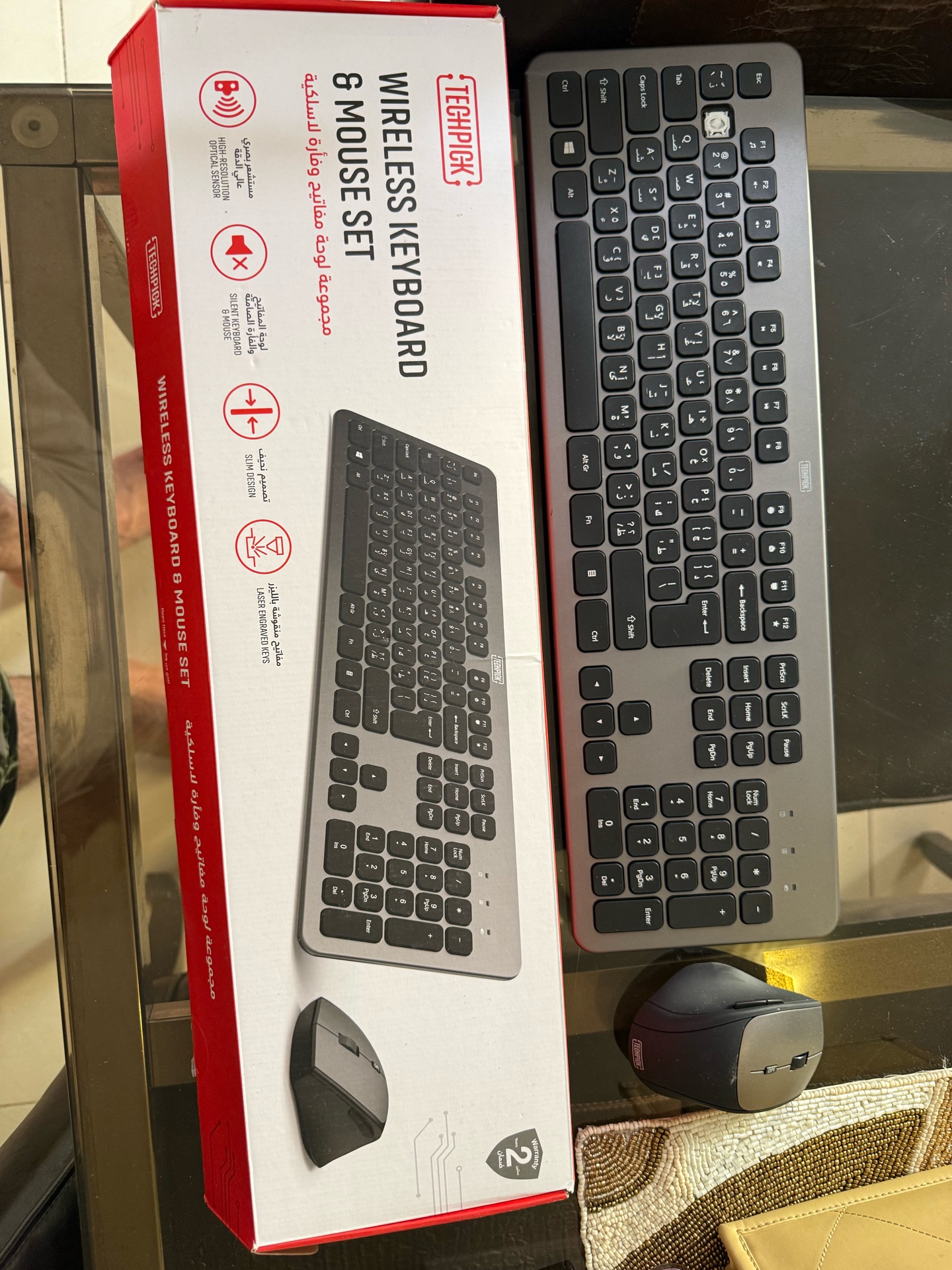 New keyboard and mouse And office items, most of which are new at a low price - Image 10