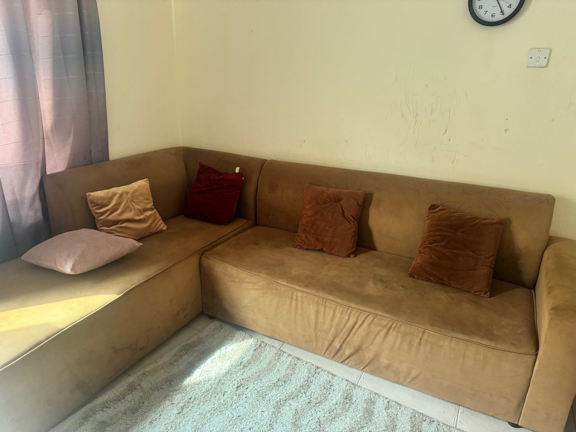 6 seater L shape sofa set - Image 1