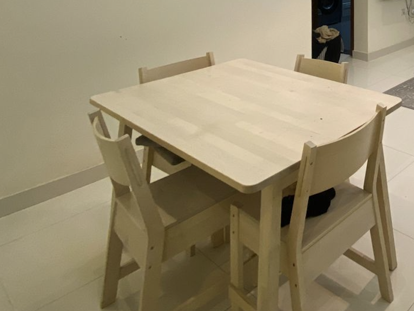 Dining Table 4 Seats - IKEA - Image 1