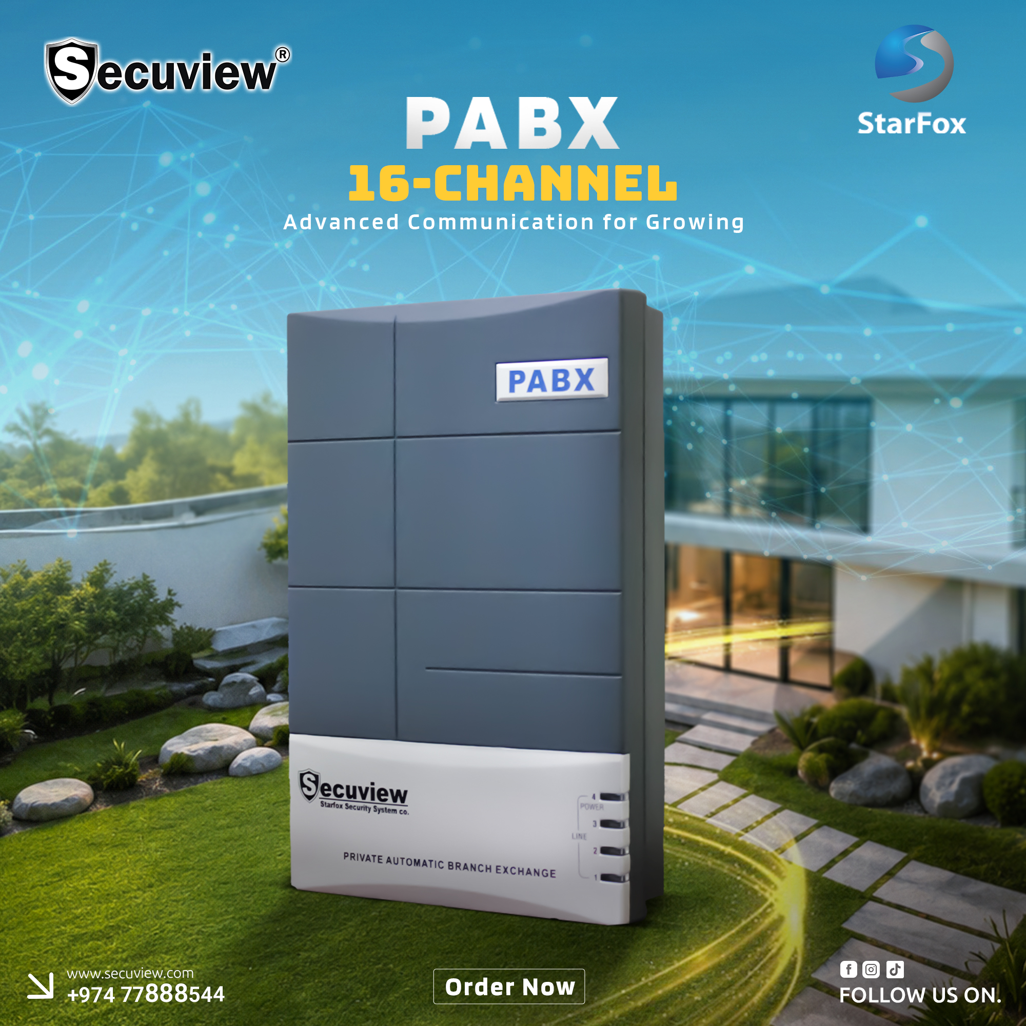 Secuview 16 Channel PABX Advanced Communication for Businesses - Image 1